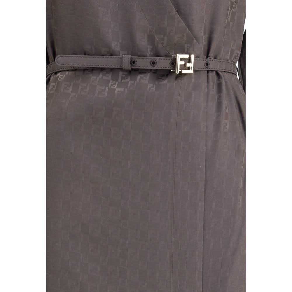 Fendi FF silk jacquard Dress