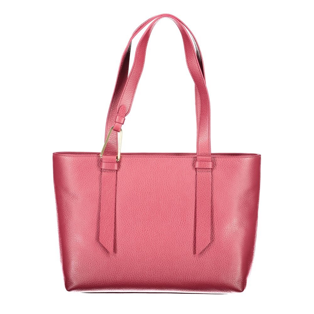 Coccinelle Purple Leather Handbag