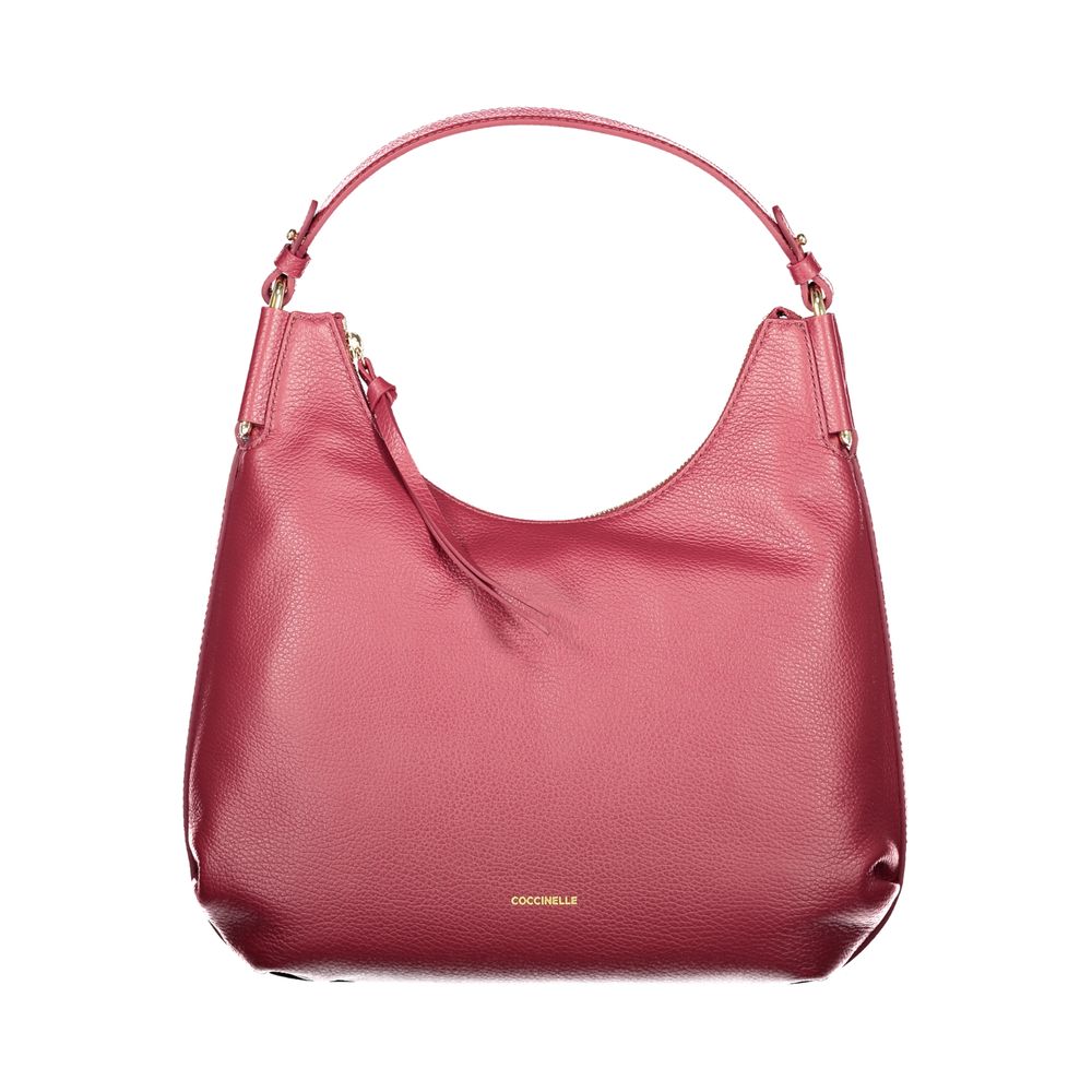 Coccinelle Purple Leather Handbag