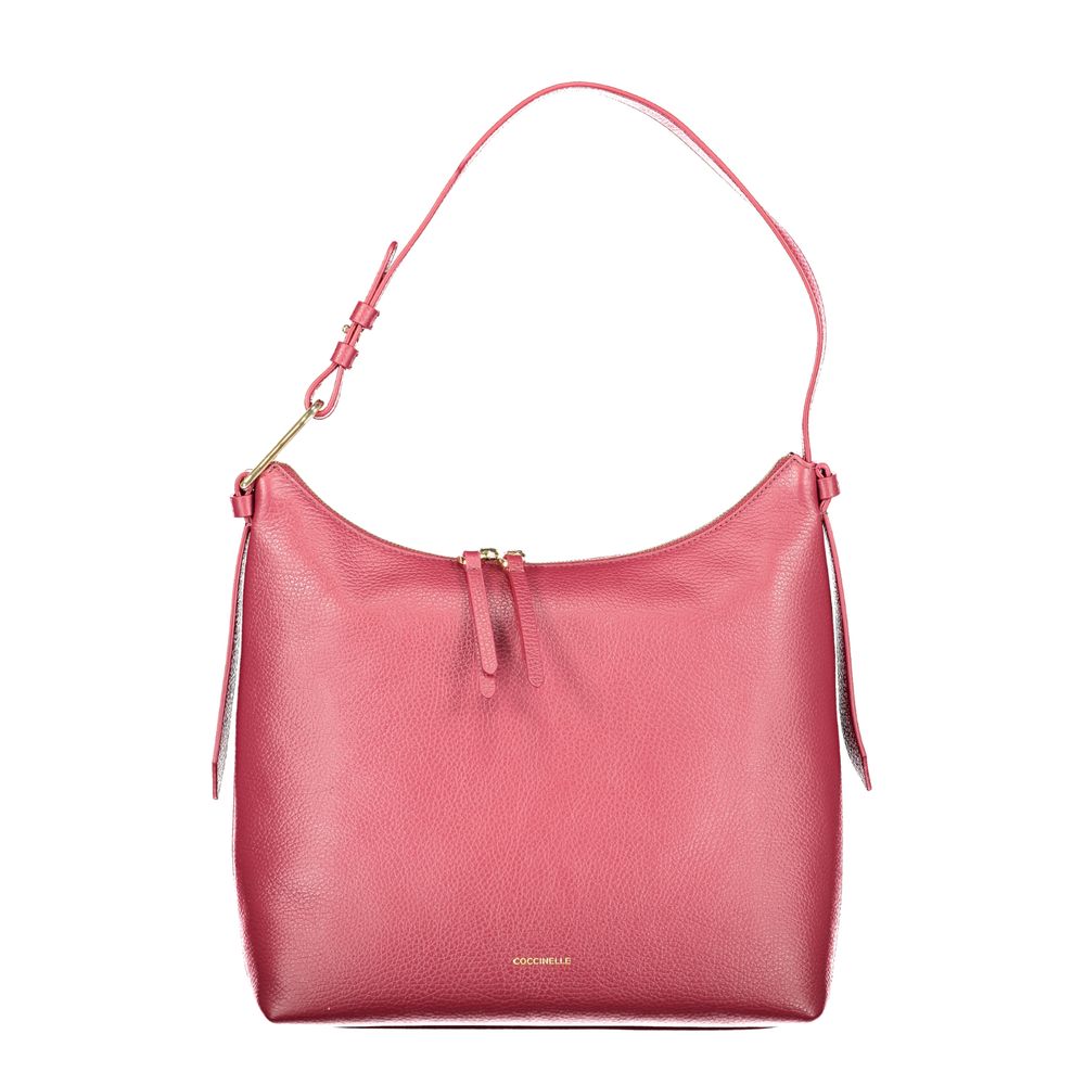 Coccinelle Purple Leather Handbag