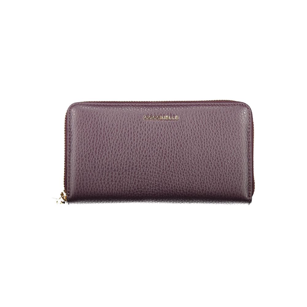 Coccinelle Purple Leather Wallet