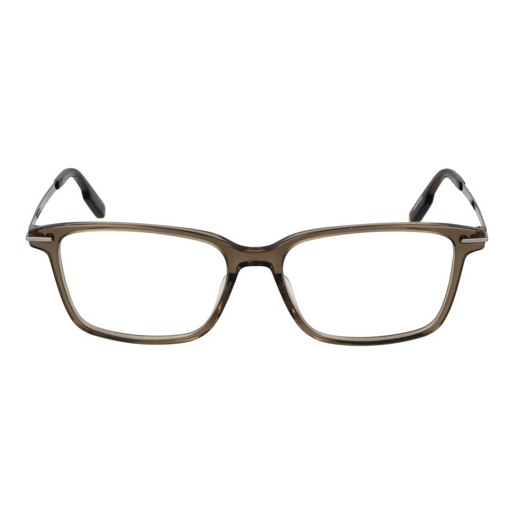 Ermenegildo Zegna Beige Men Optical Frames