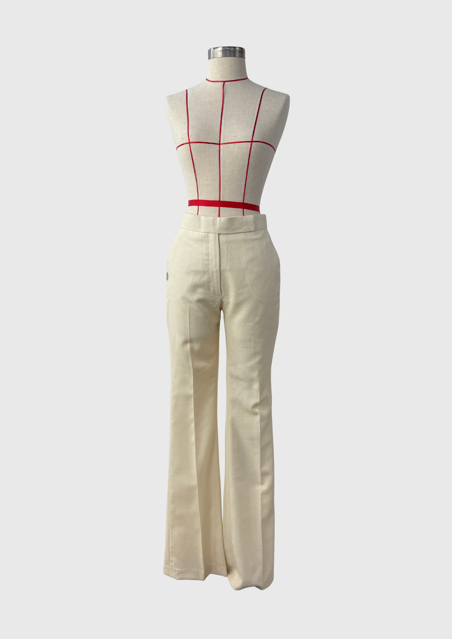 Linen Trousers in Cream