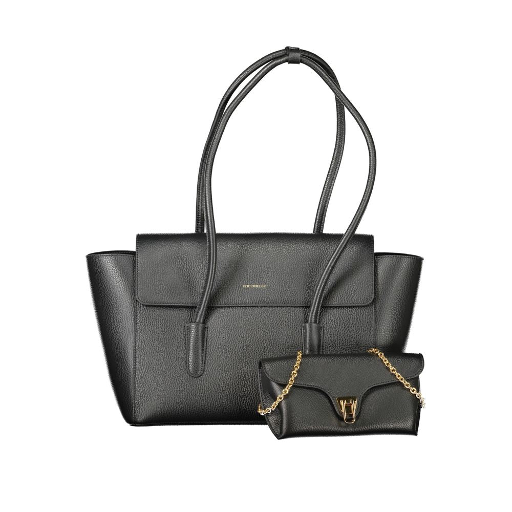 Coccinelle Black Leather Handbag