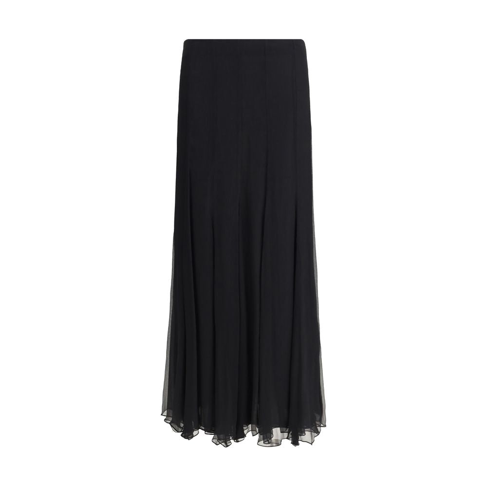 Chloé Silk Long Skirt