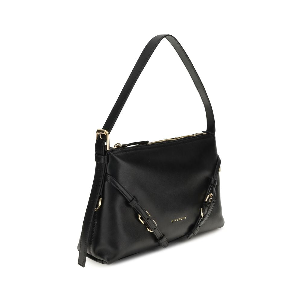 Givenchy Black Calf Leather Bos Taurus Shoulder Bag