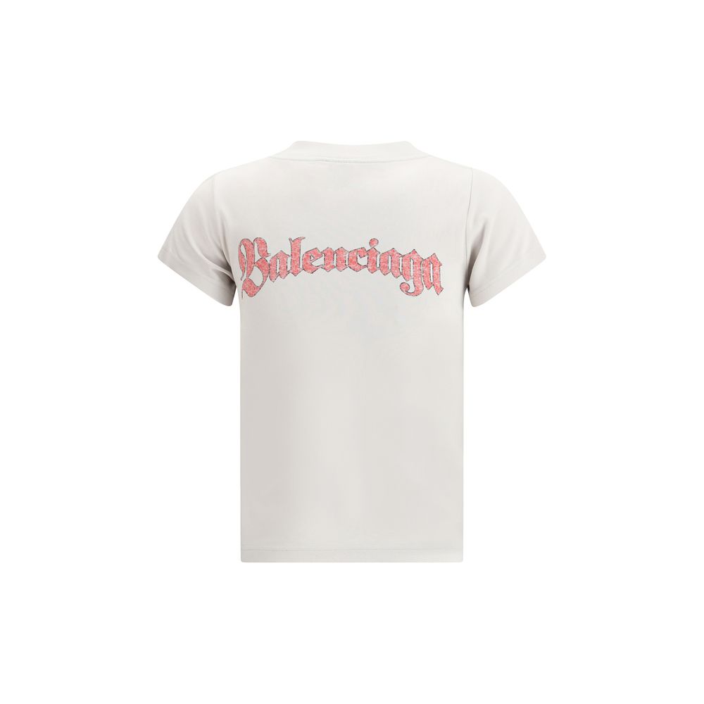 Balenciaga Graphic Logo Crew Neck T-Shirt