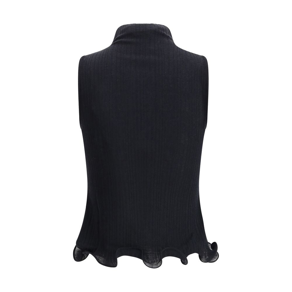 Fendi Sleeveless Virgin Wool Top
