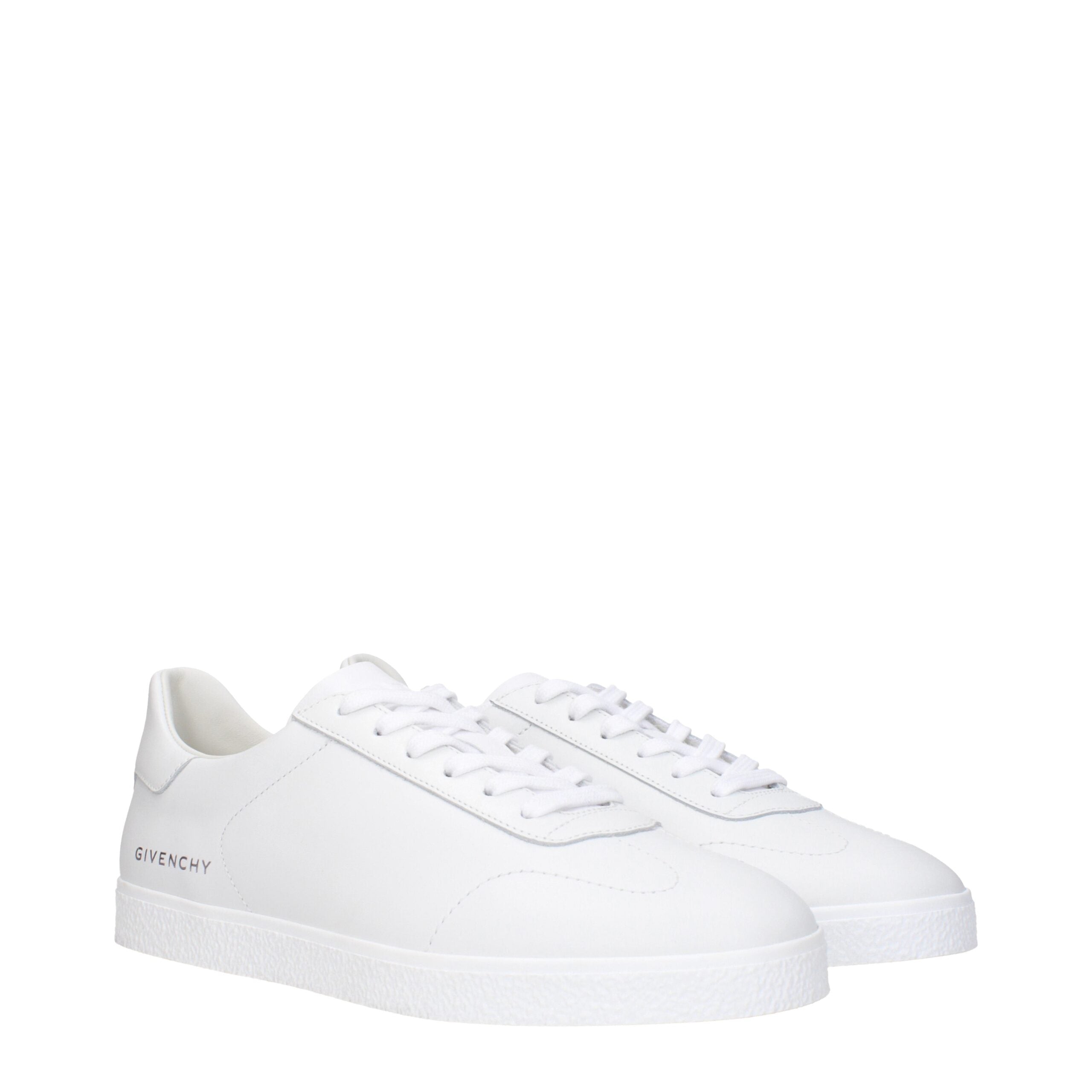 Givenchy White Leather Low Top Sneakers