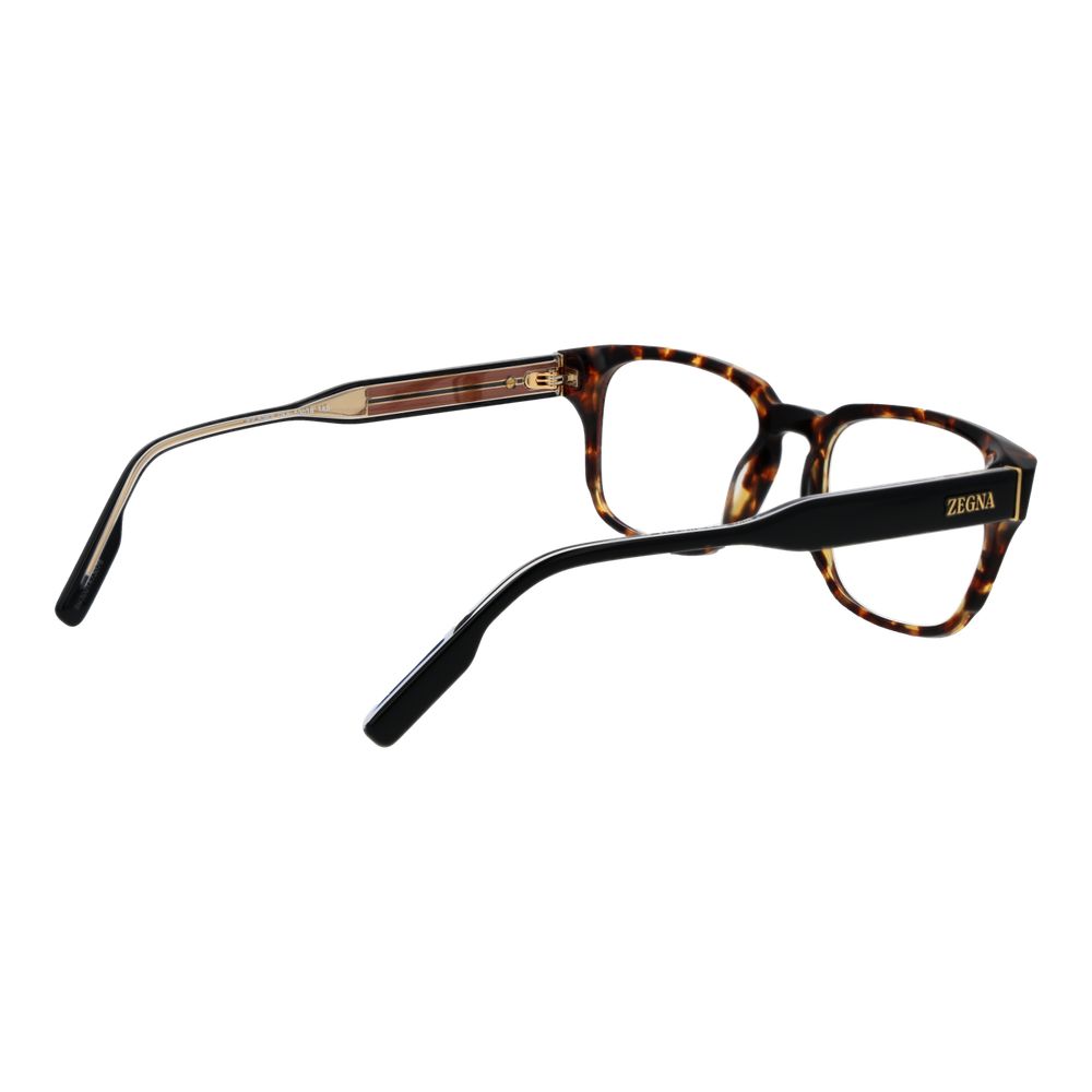 Ermenegildo Zegna Brown Men Glasses Frame