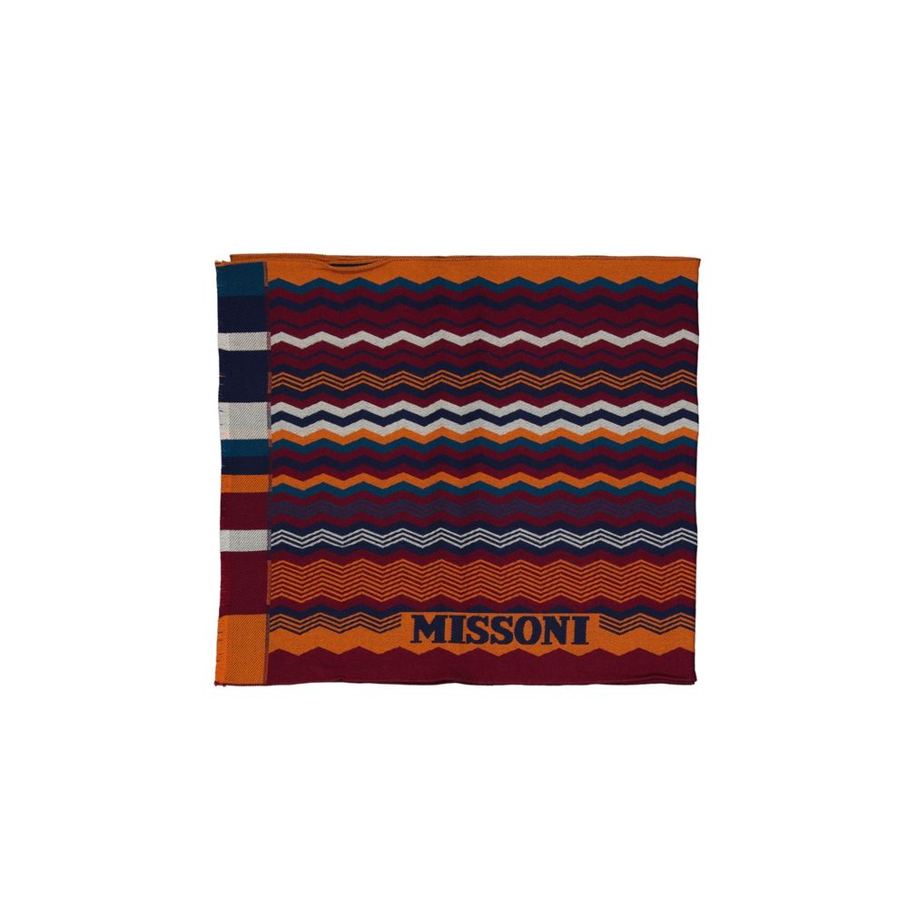 Missoni Red Wool Scarf