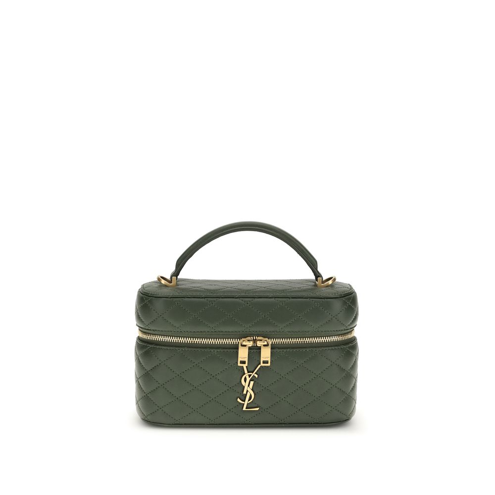 Saint Laurent Green Calf Leather Bos Taurus Handbag