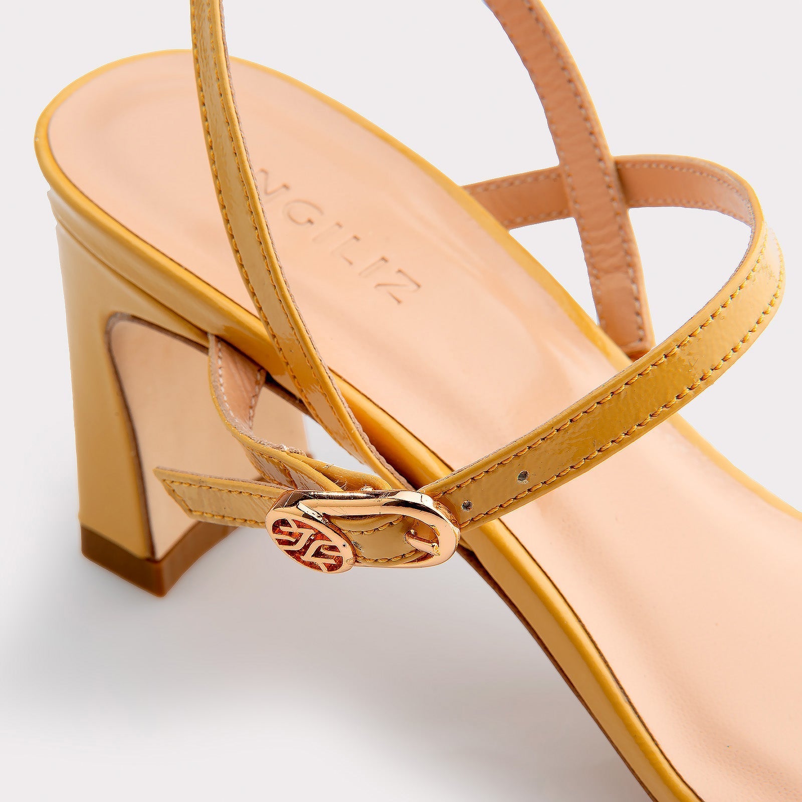 Leather Sandals Dara Yellow