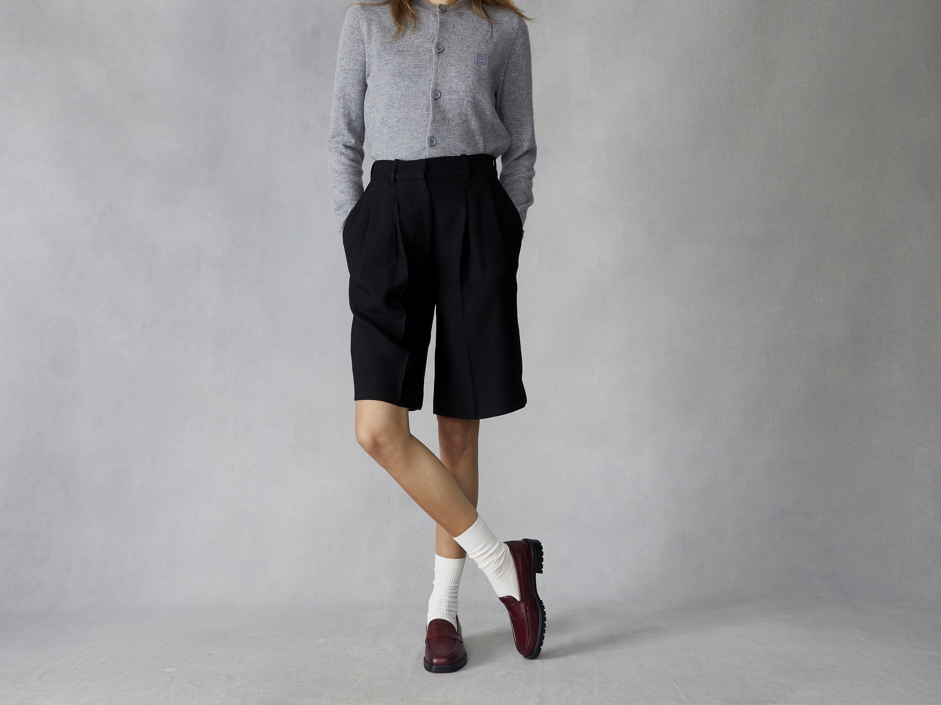 Charlotte Penny Loafers in Crimson Calf