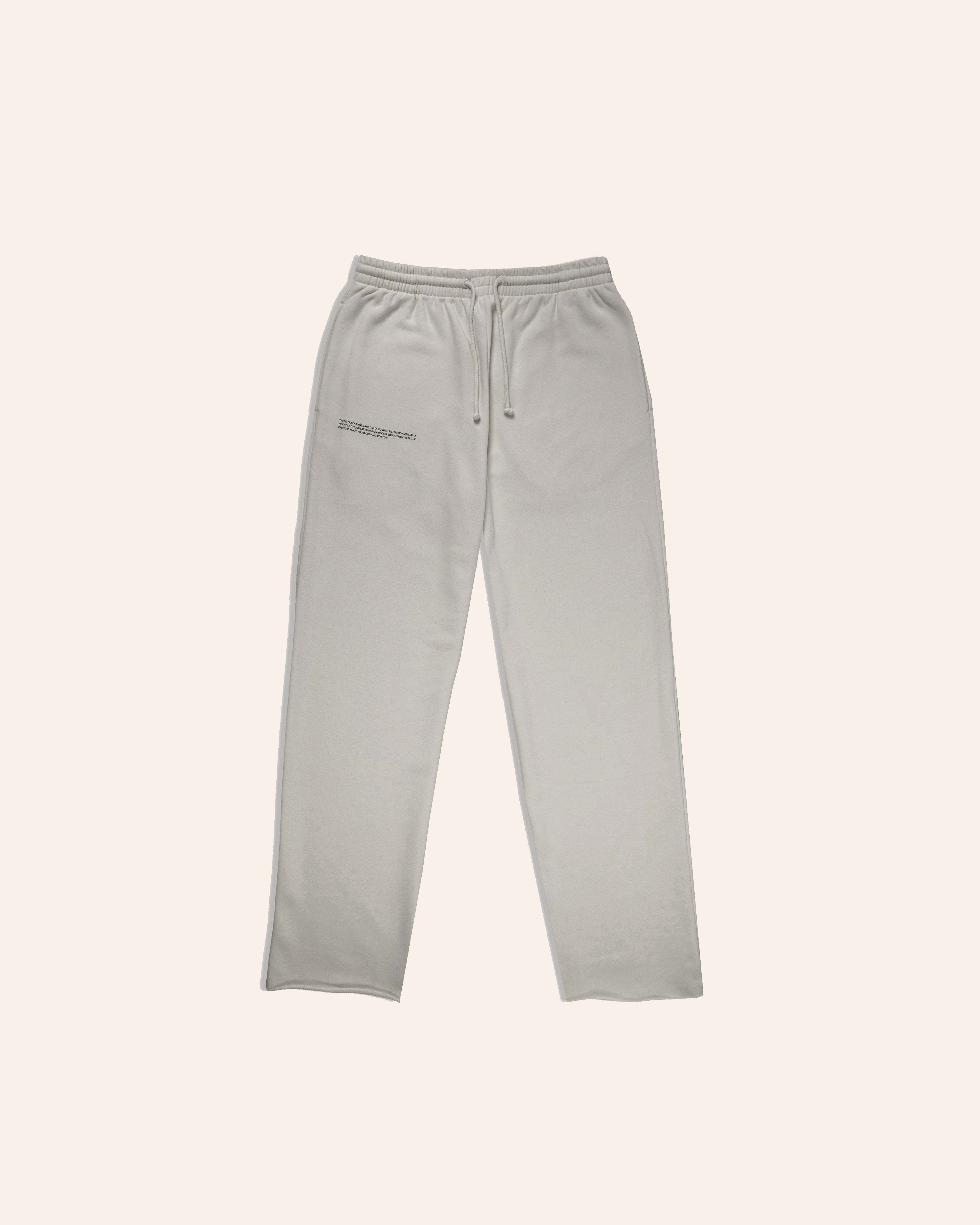 Cropped Midweight Trackpants - Stone