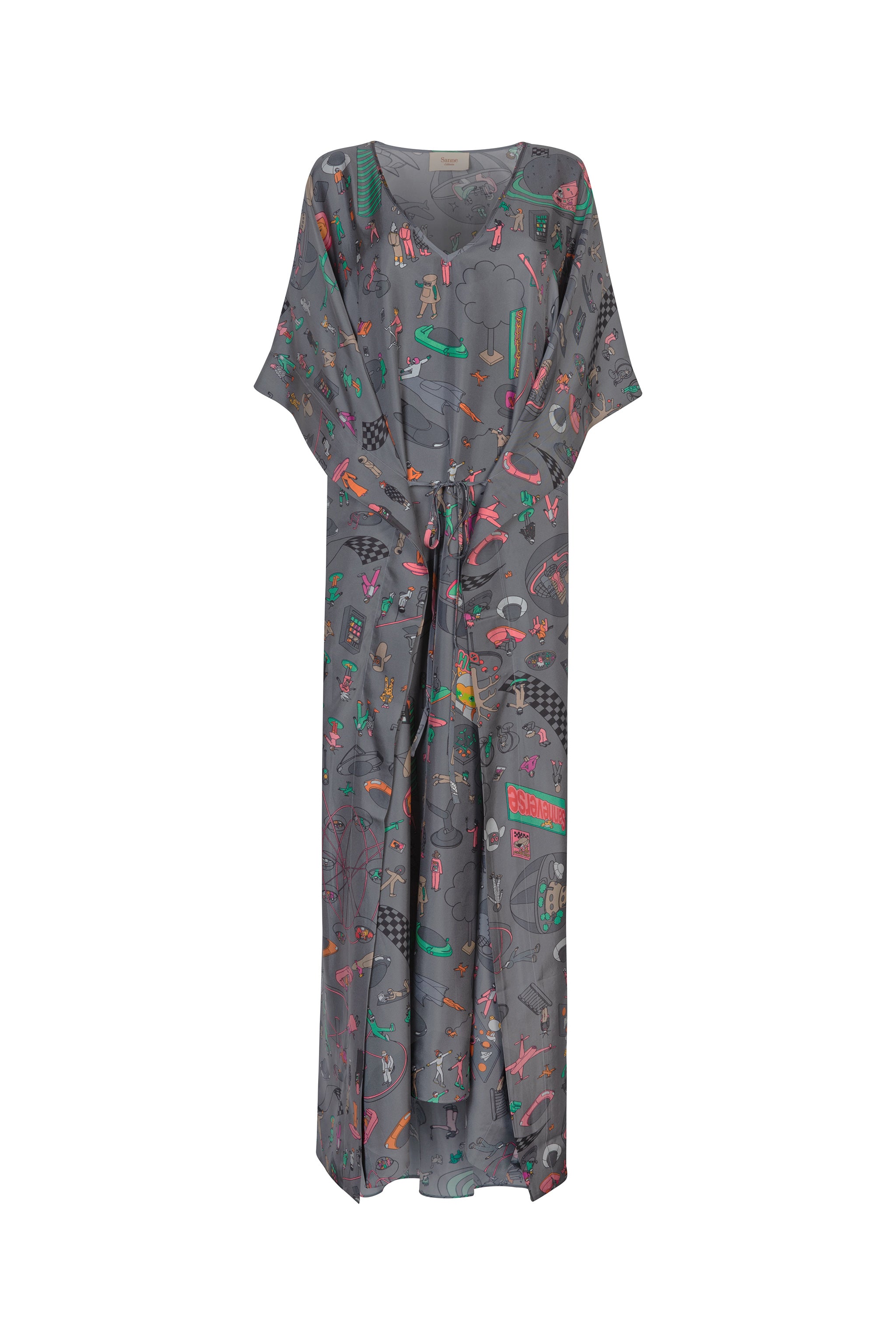 Astreroid Grey Kaftan - Grey