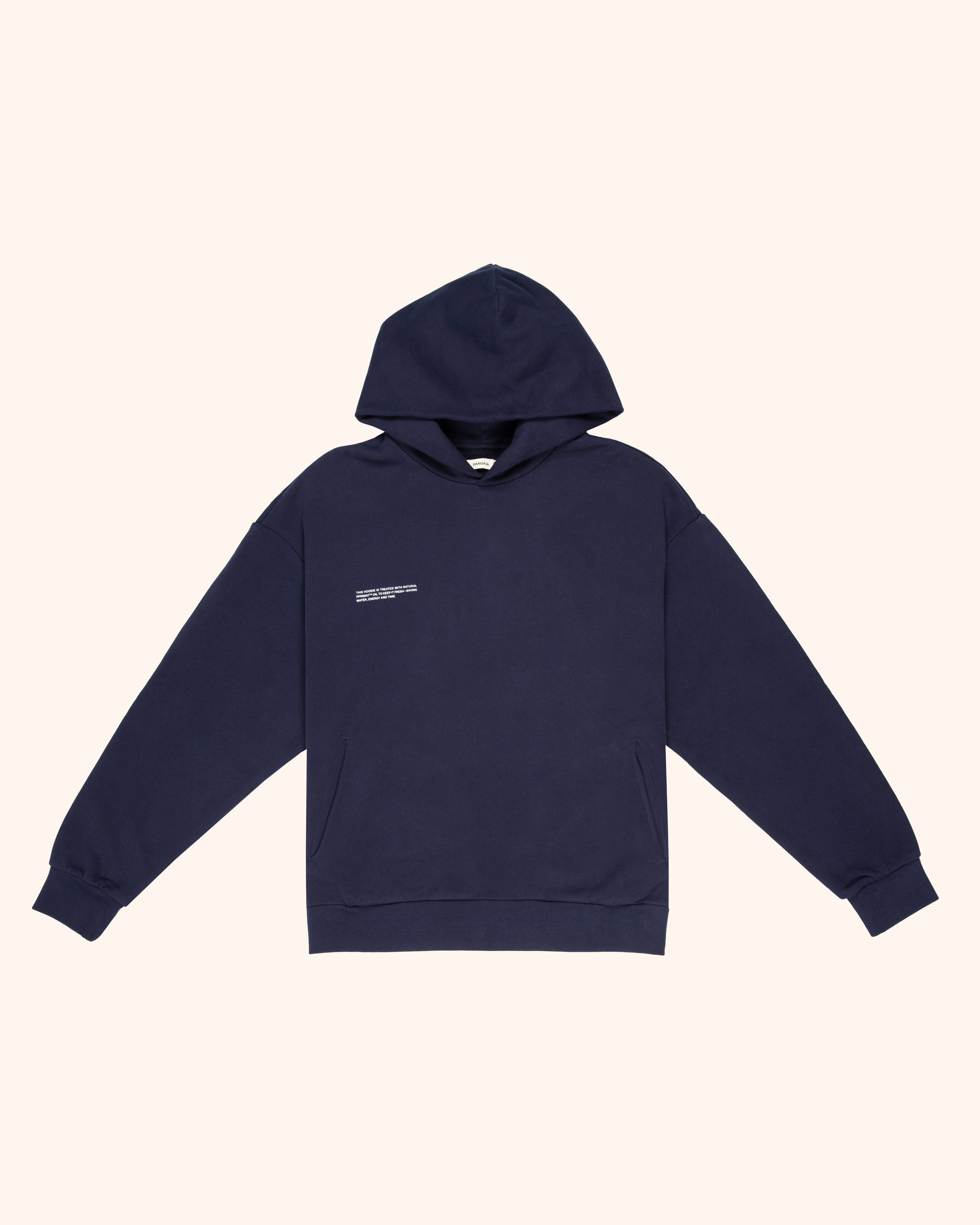 KIDS ORGANIC COTTON HOODIE 20FHKU02 - NAVY - 11-12YR