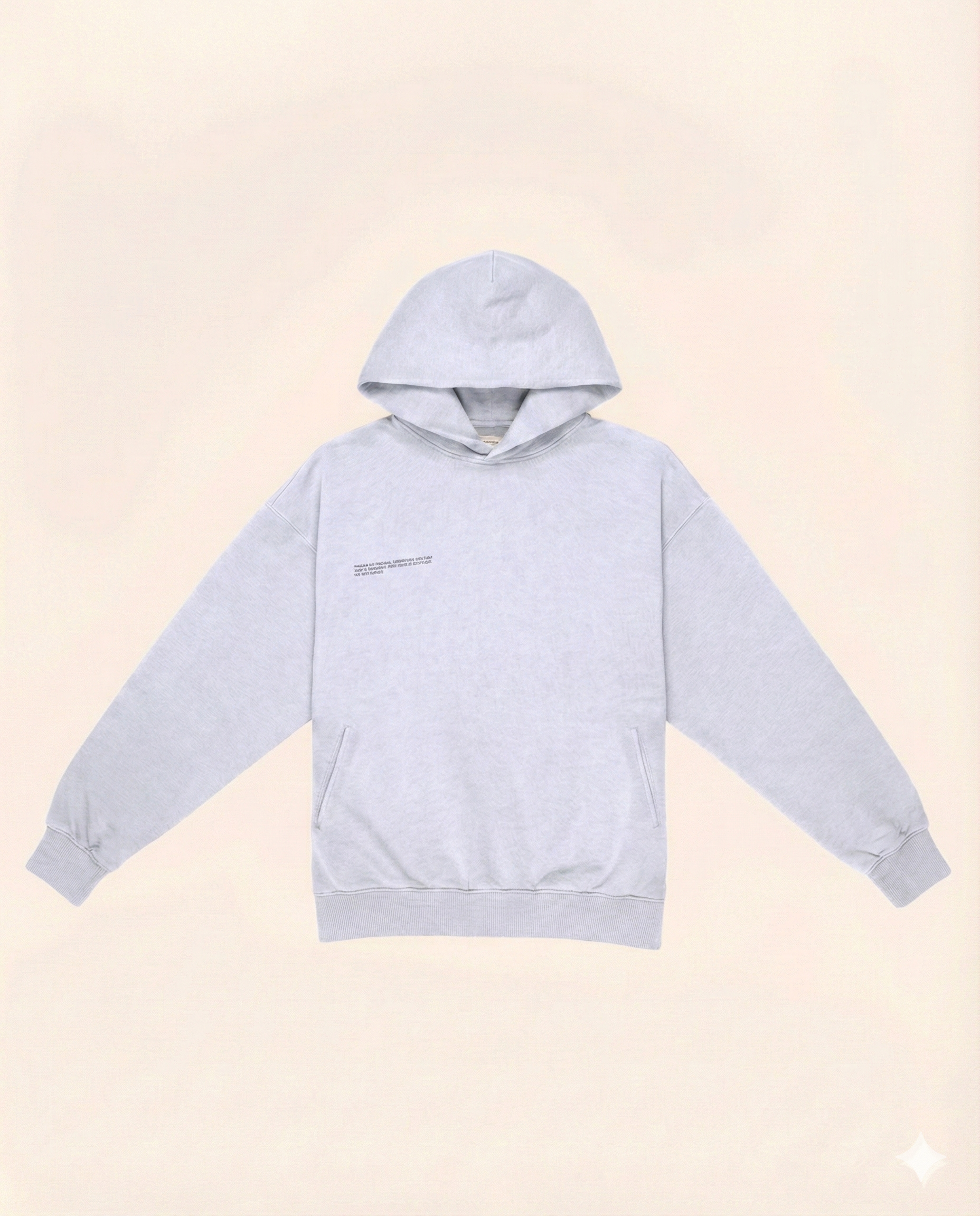 Midweight Hoodie - Light Grey Marl