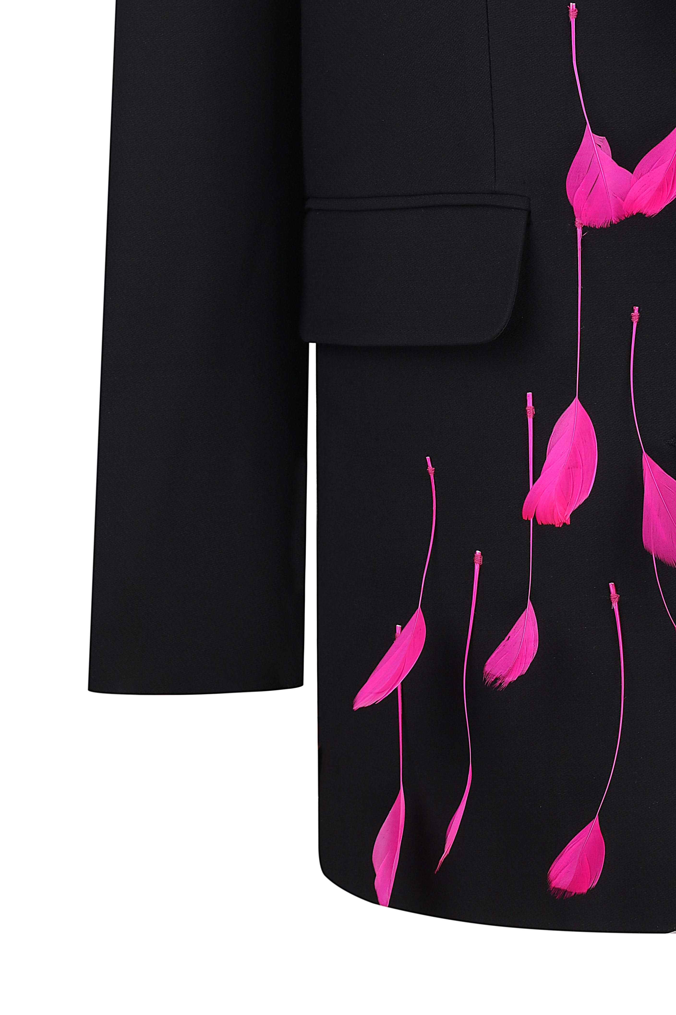 PHOENIX BLAZER - Black/Fuchsia