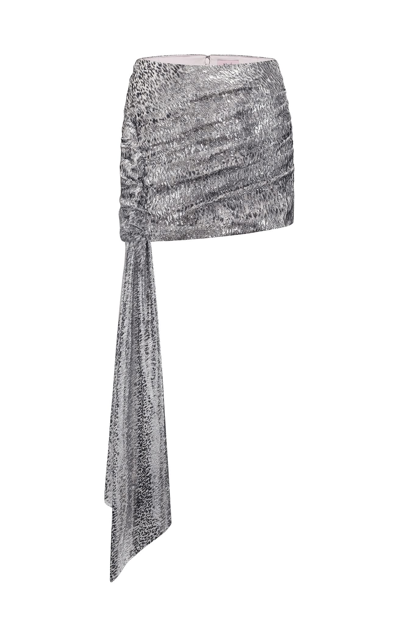 LIVIA SKIRT - Silver