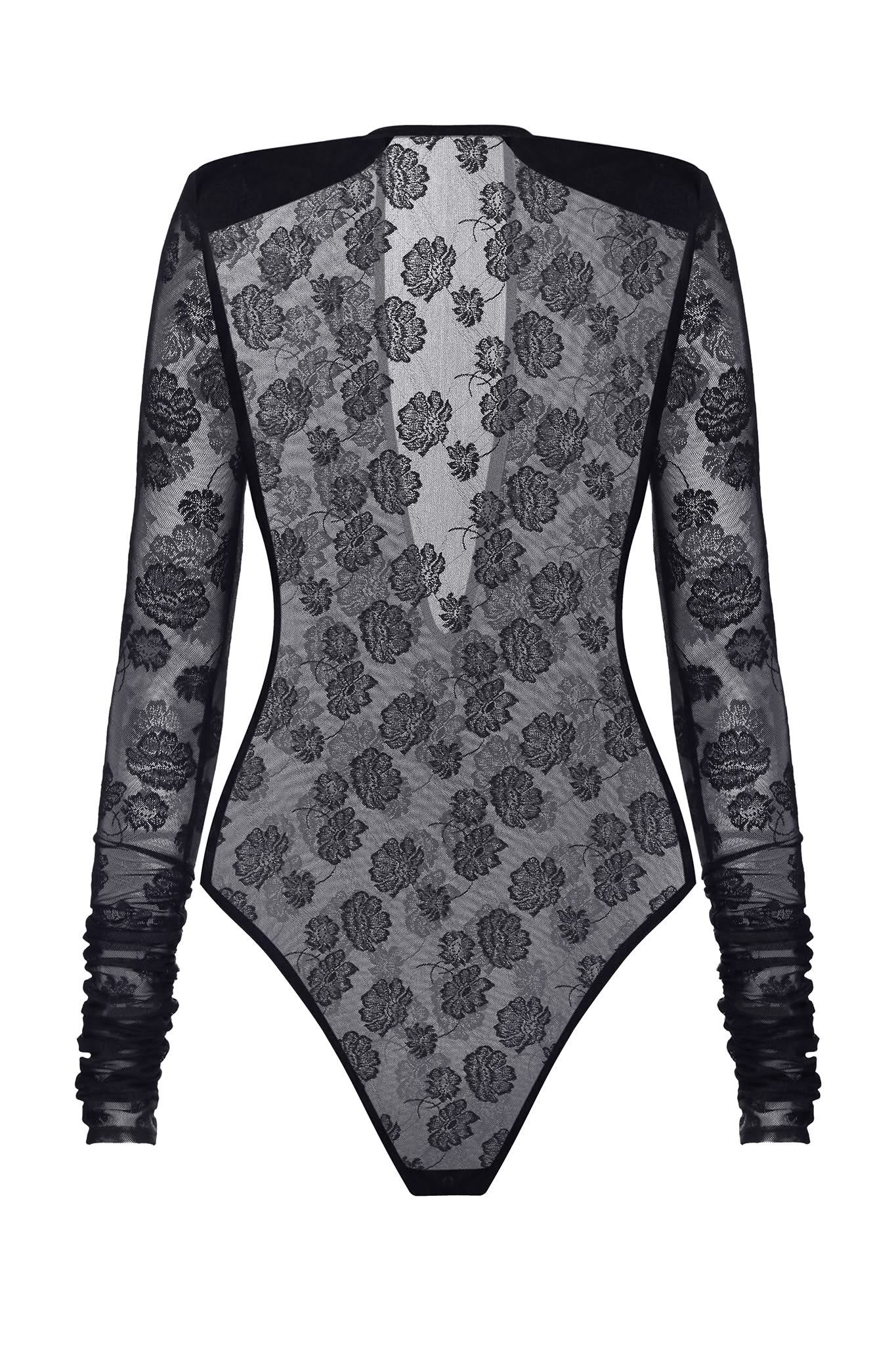 AFFAIR LACE BODYSUIT - Black