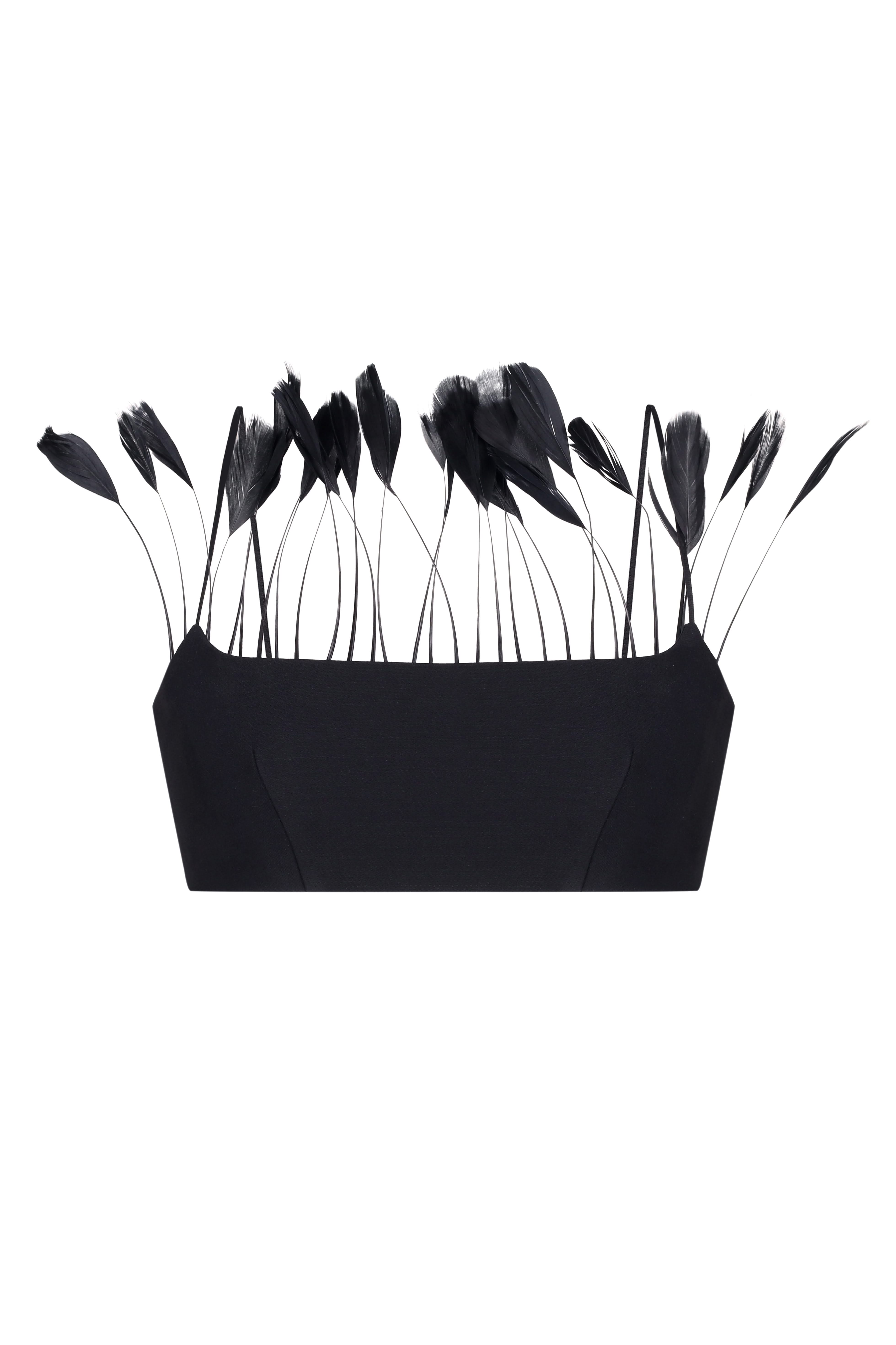PHOENIX BRALETTE - Black/Black