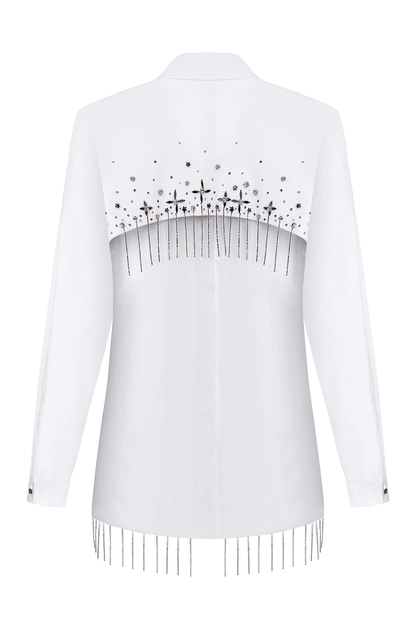 STARLIGHT EMBROIDERED SHIRT - White