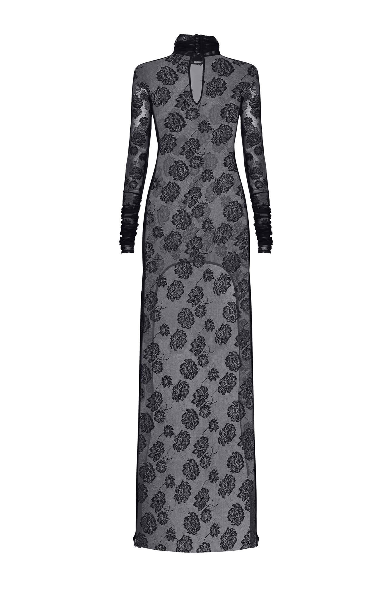 AFFAIR LACE DRESS - Black