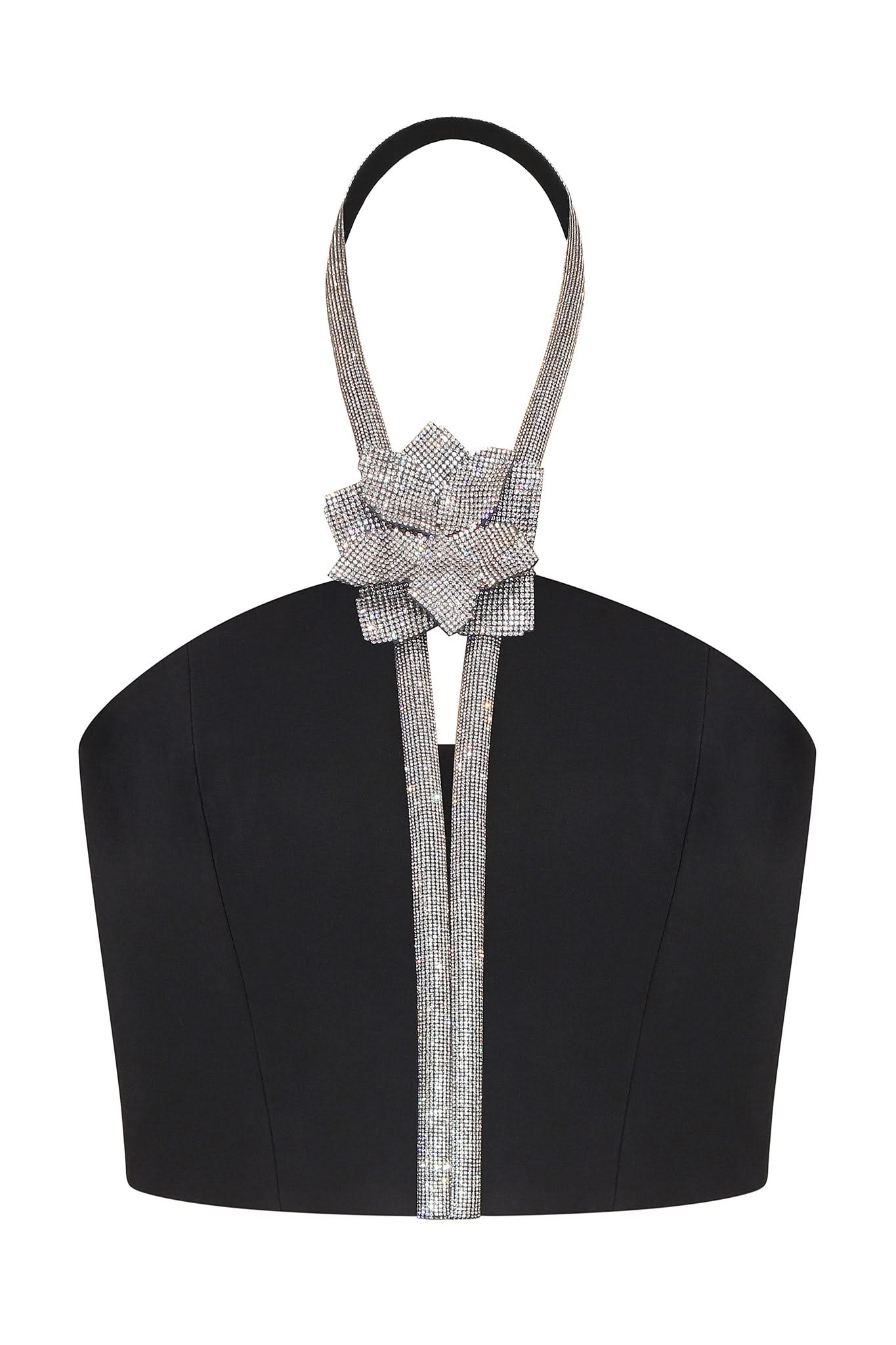 ROSE CORSET TOP - Black