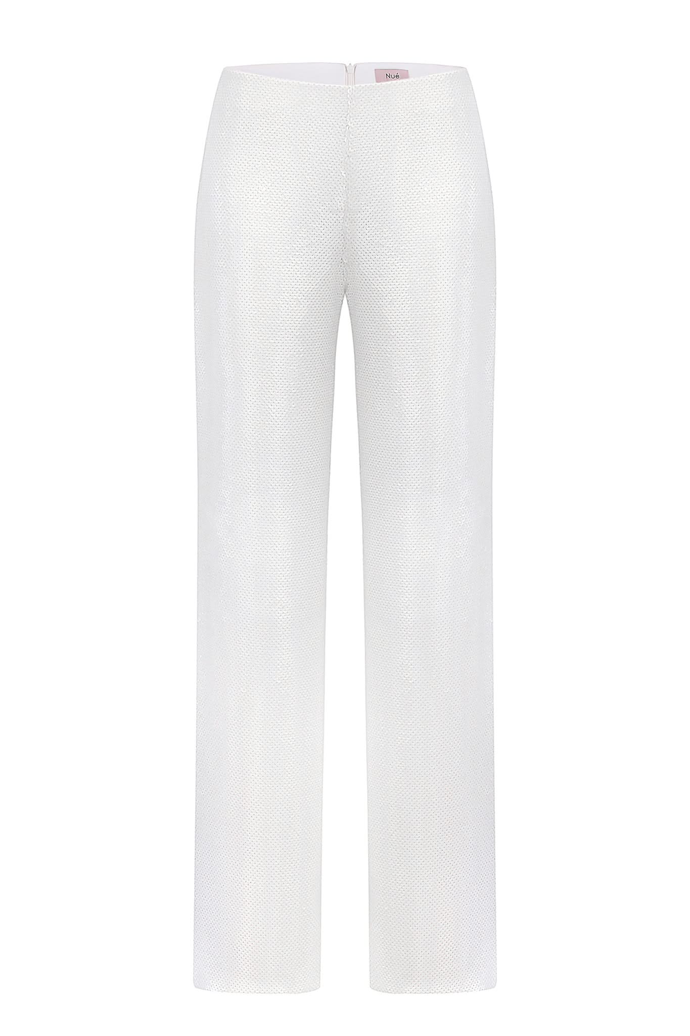 GLAZE TROUSERS - Optic White