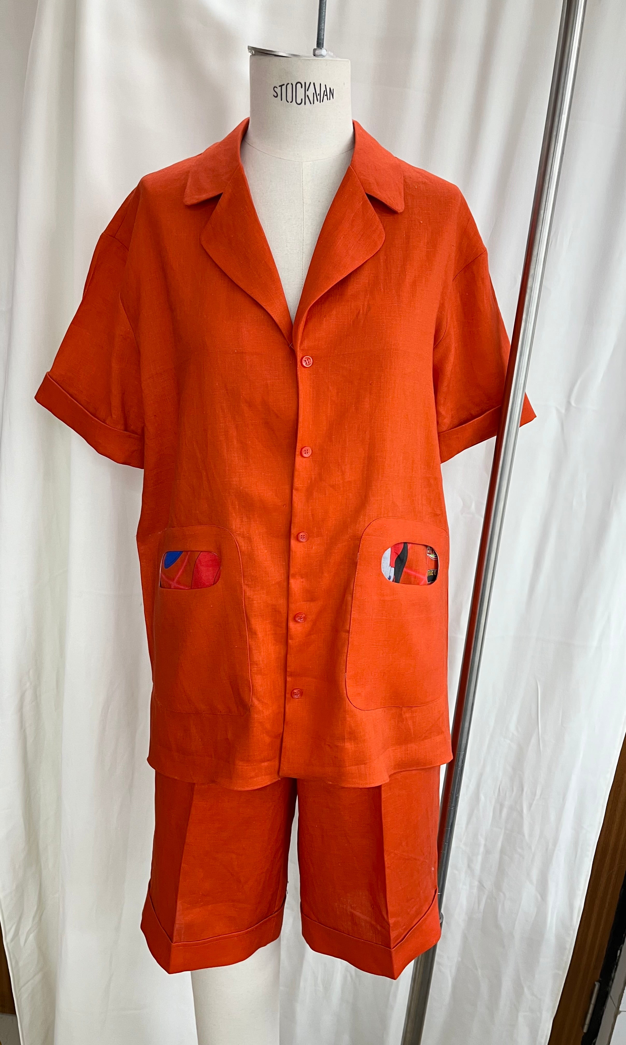 Tabacco Shorts - Orange