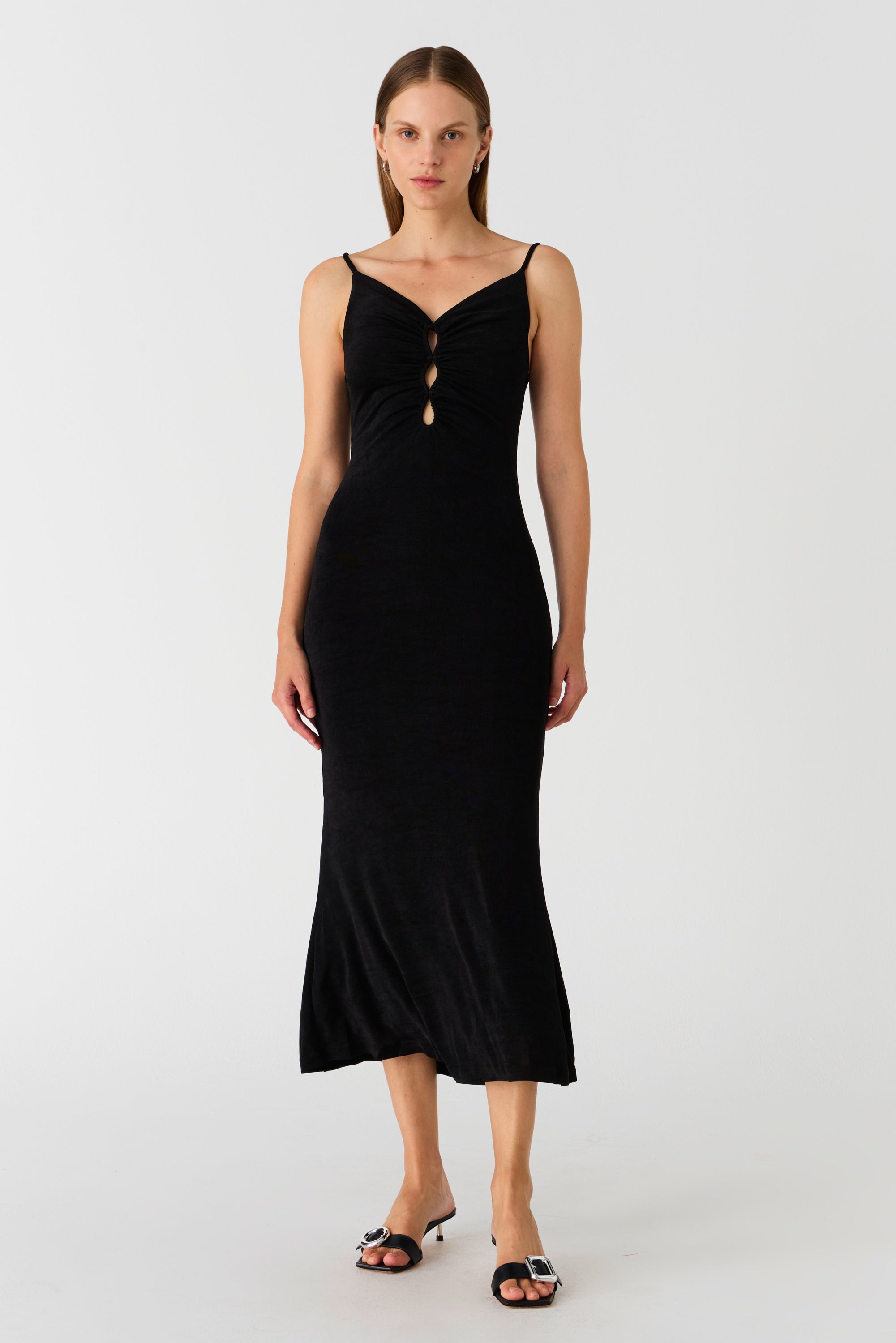 CAMBRIA JERSEY MIDI DRESS