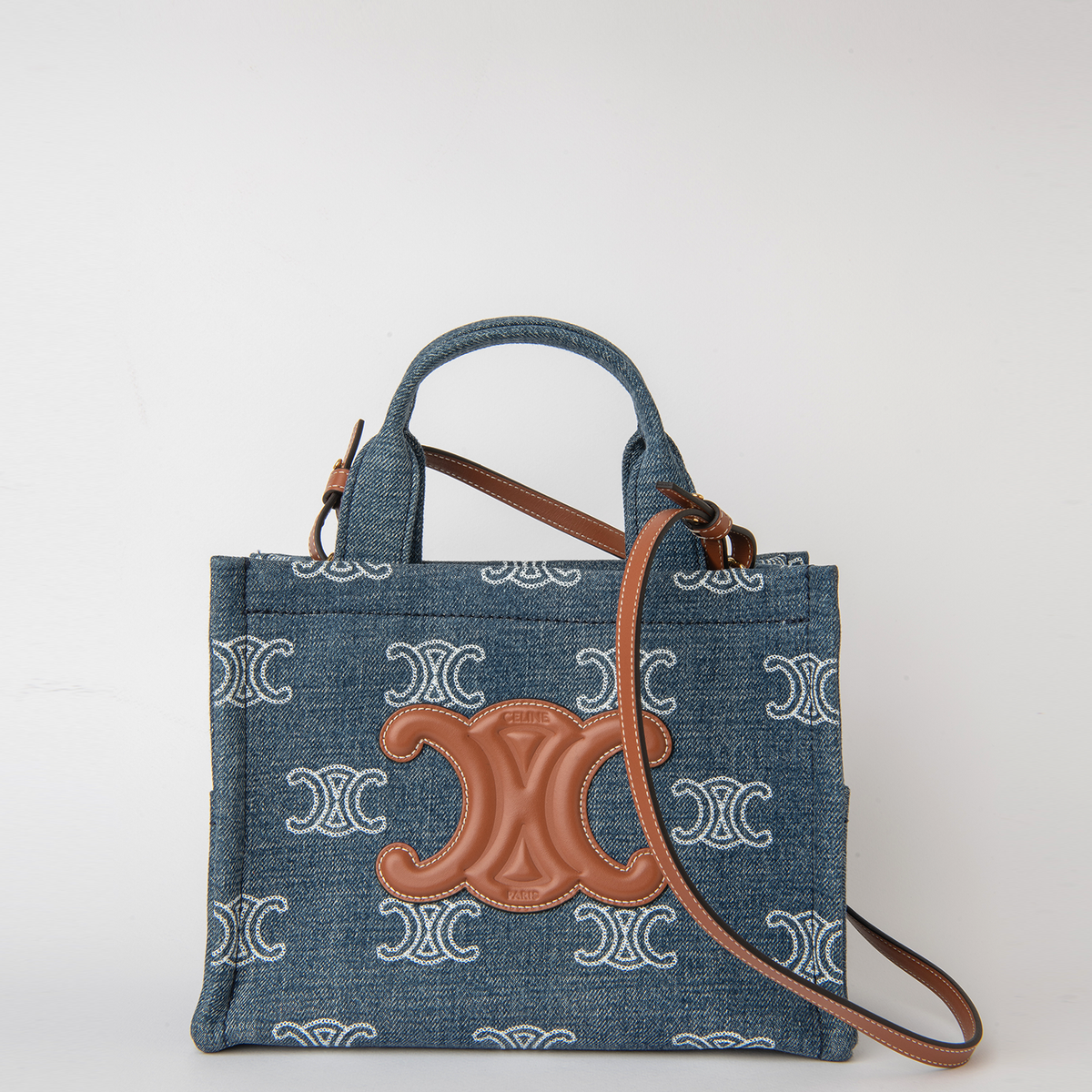Celine Small Cabas Thais in Denim - Celine