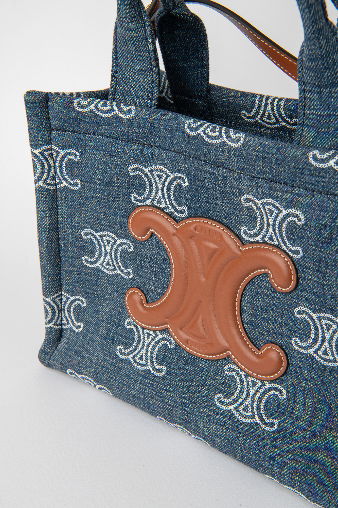 Celine Small Cabas Thais in Denim - Celine