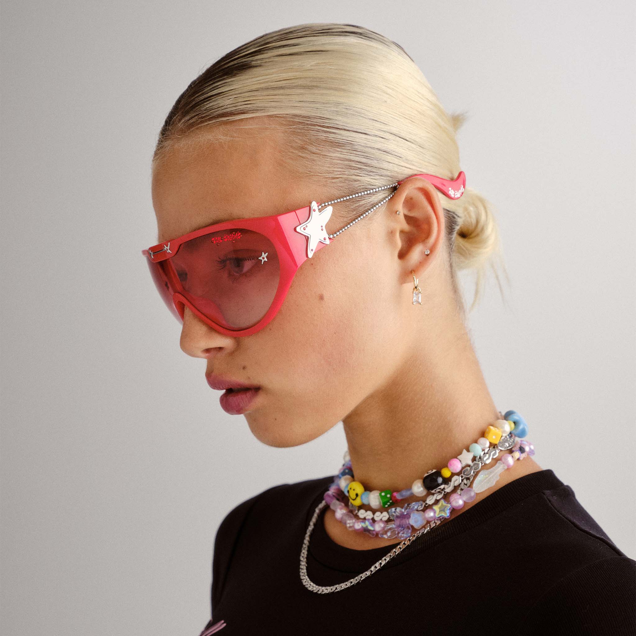 NEPO BABY  | FLAME RED | RED GRAD | SUNGLASSES