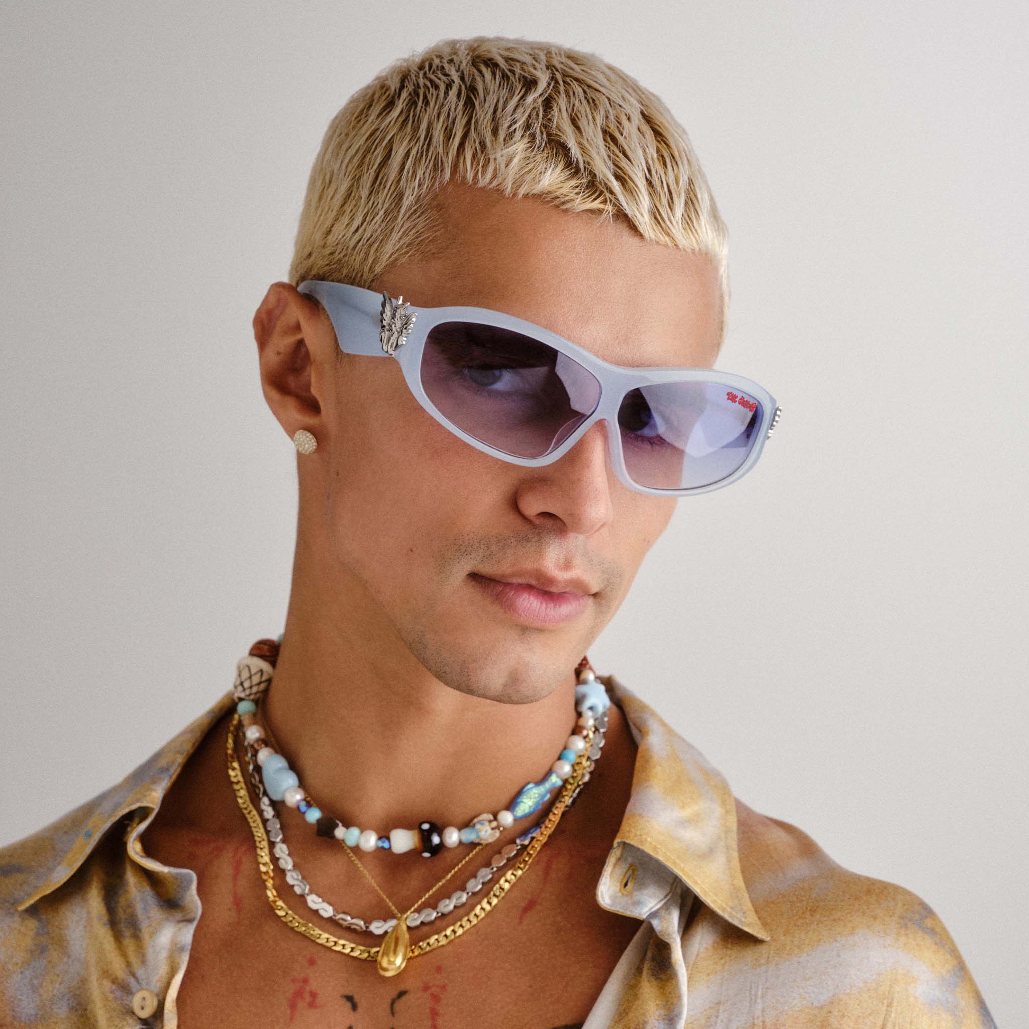 51 PERCENT ANGEL  | ICY BLUE | BLUE GRAD | SUNGLASSES
