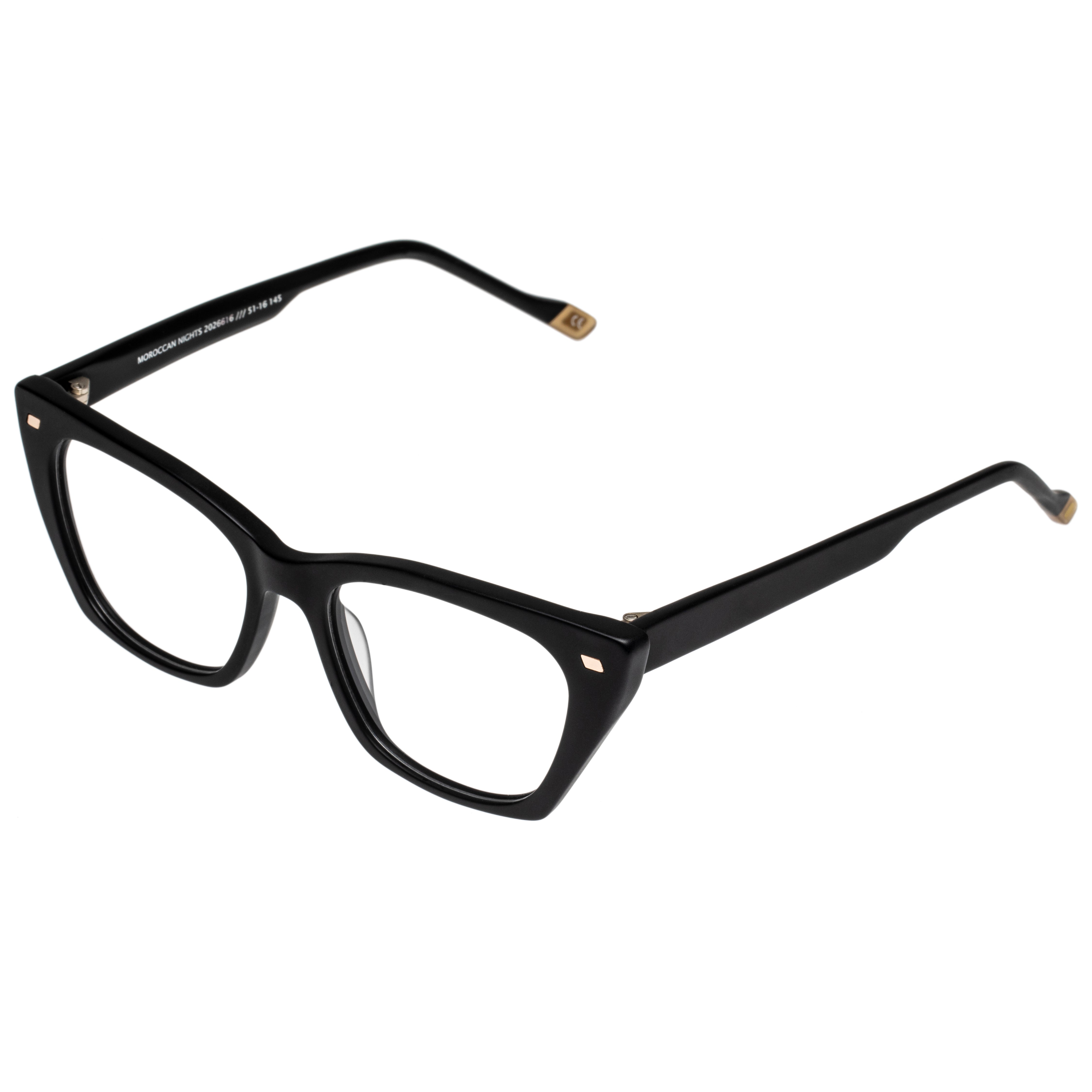 MOROCCAN NIGHTS | BLACK | TRANSPARENT | OPTICAL FRAME