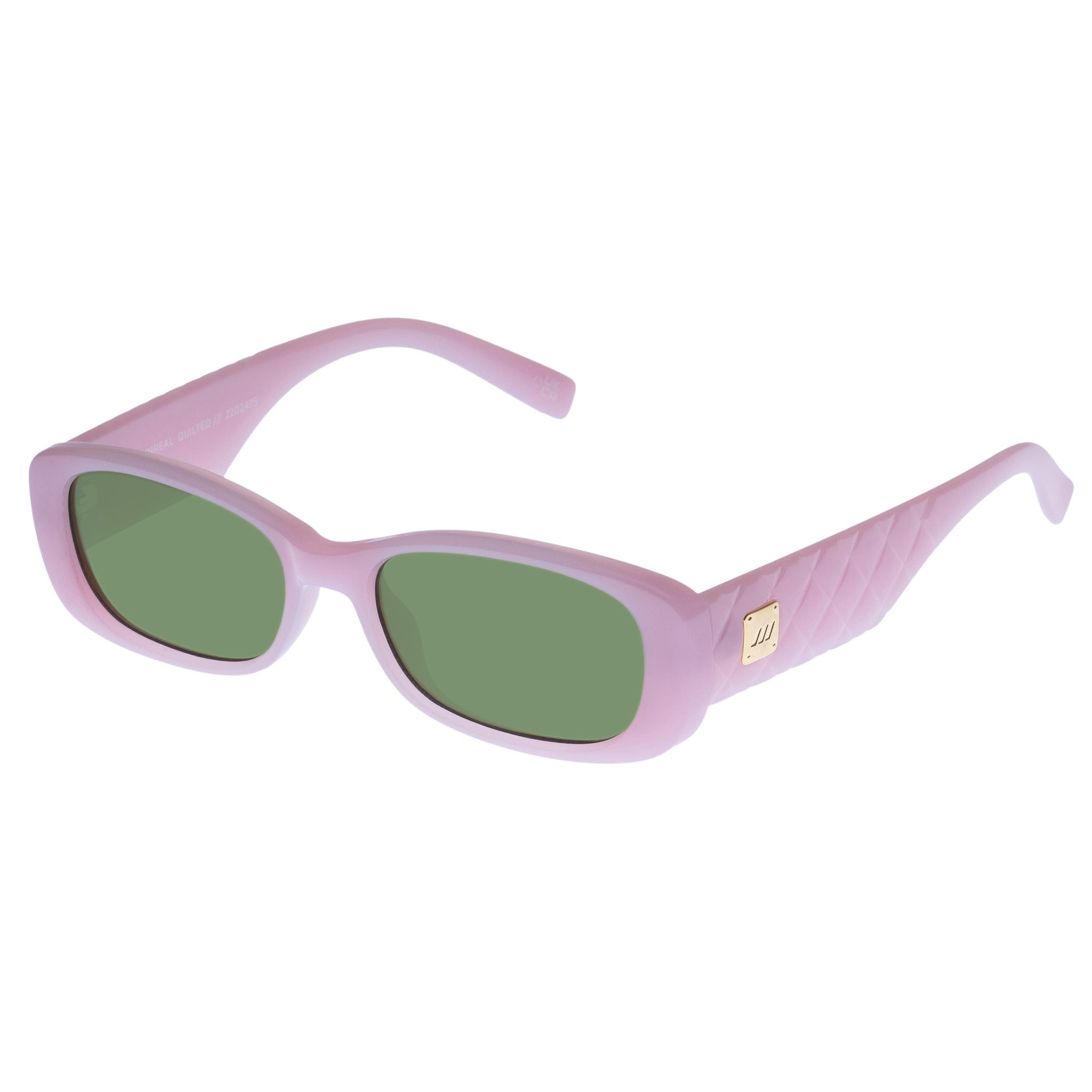 UNREAL QUILTED  | BABY DOLL PINK | MOSS MONO | SUNGLASSES