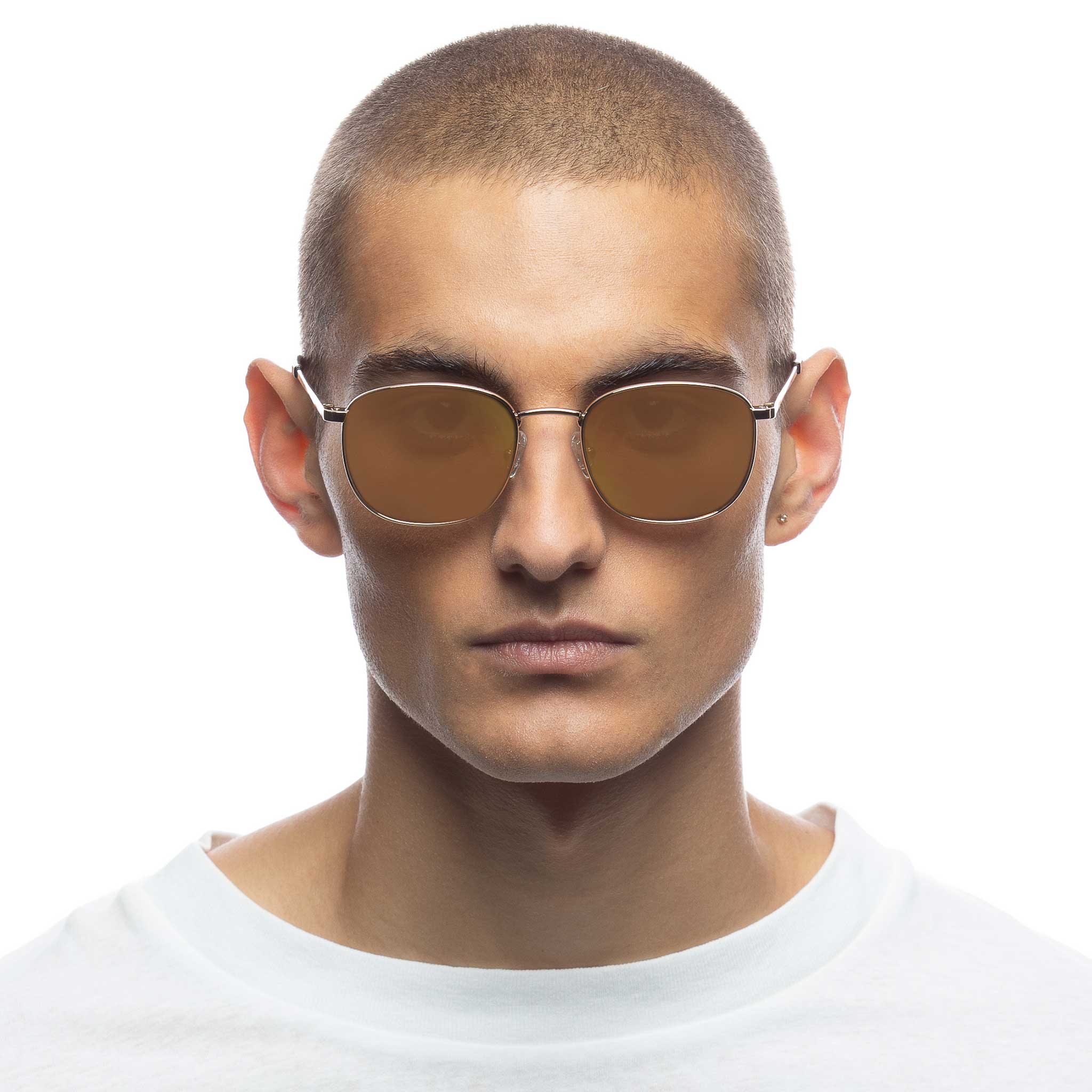 NEPTUNE DEUX | GOLD | BRASS MIRROR | SUNGLASSES