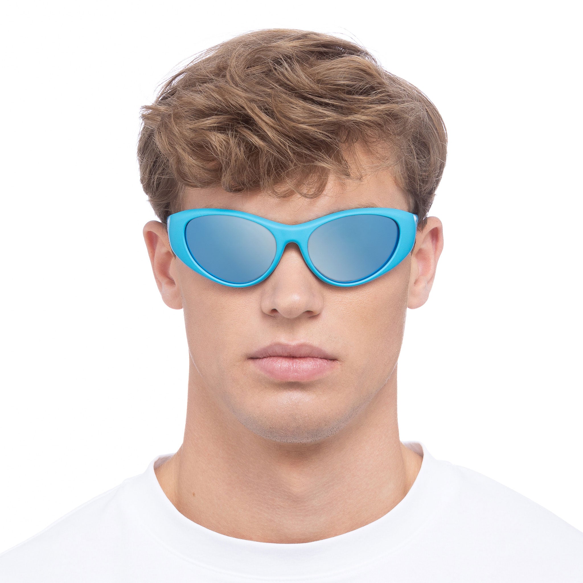 DOTCOM | MATTE CYAN | ICE BLUE MIRROR | SUNGLASSES