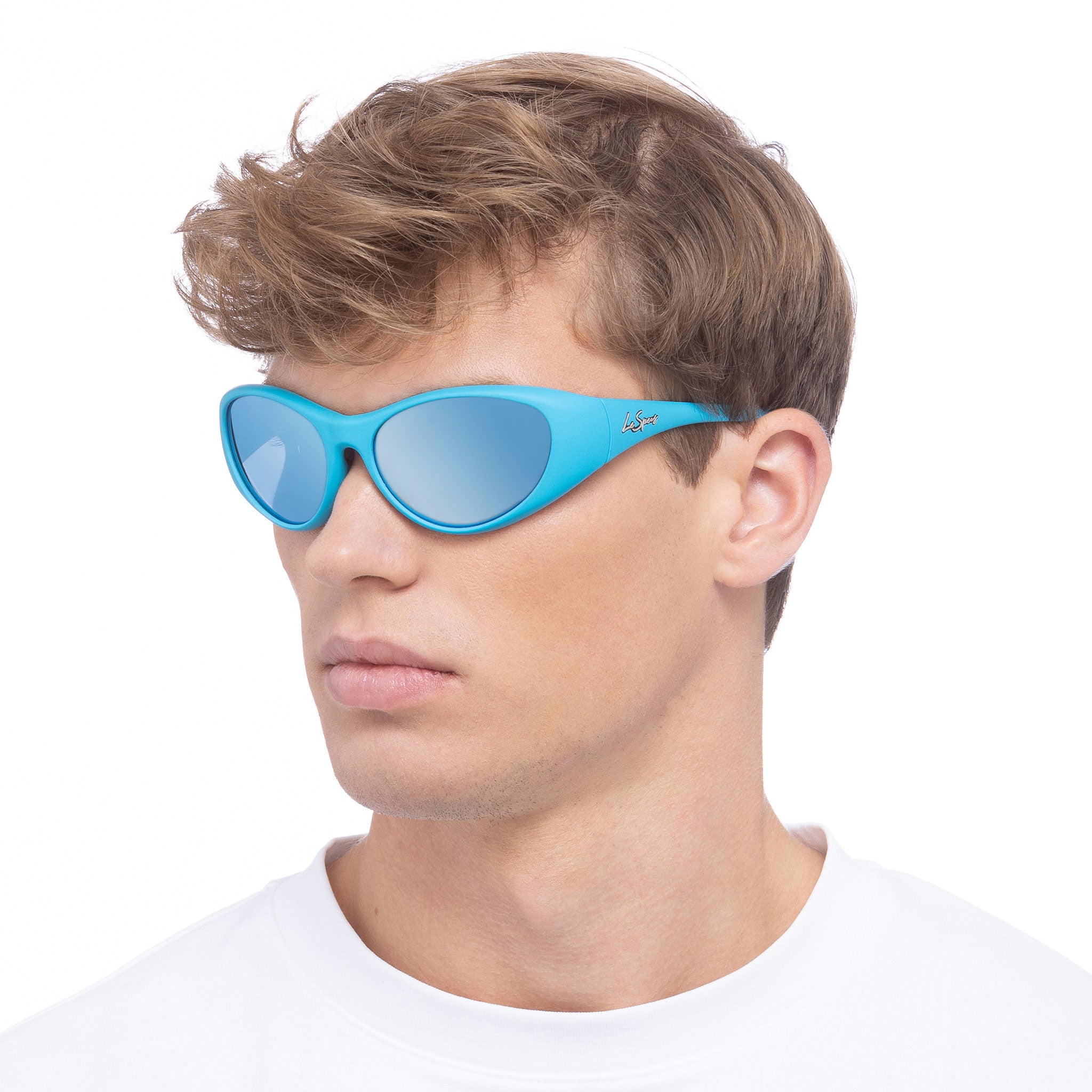 DOTCOM | MATTE CYAN | ICE BLUE MIRROR | SUNGLASSES