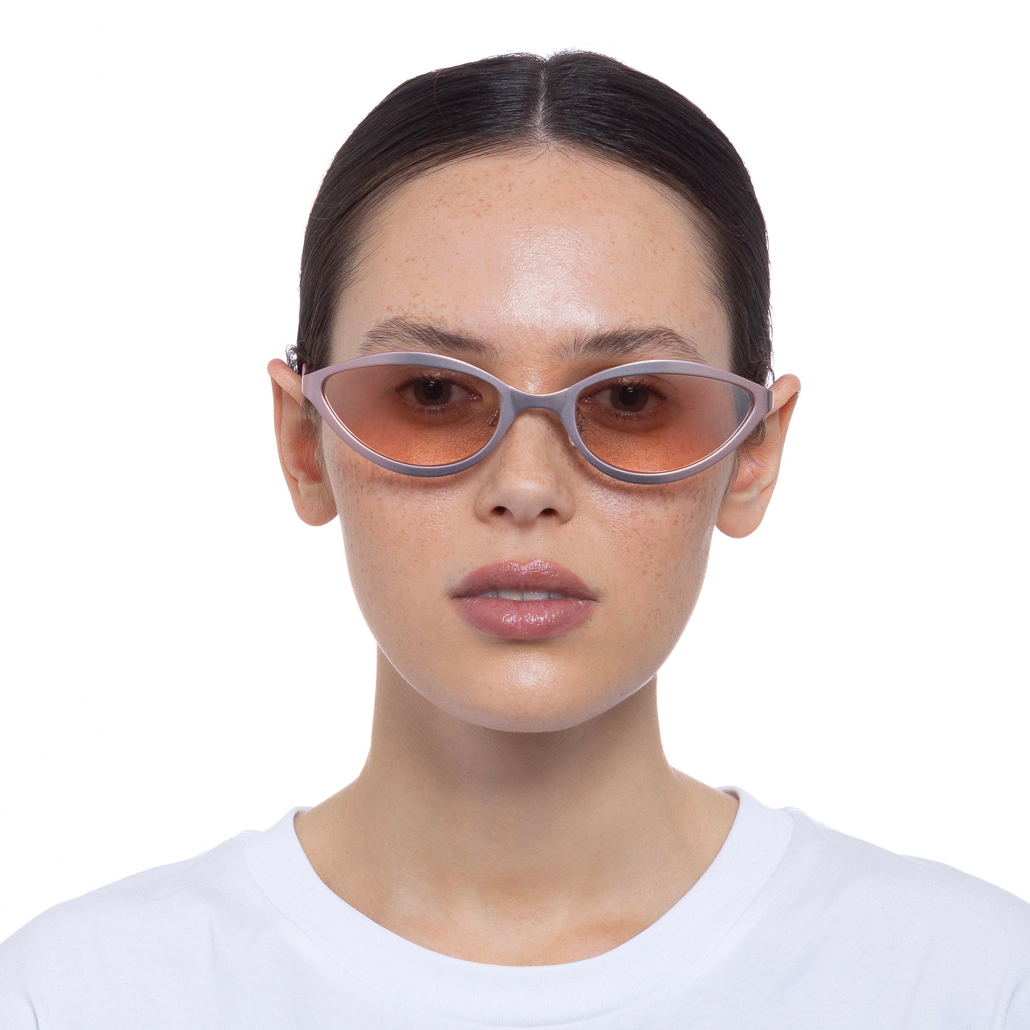 GLITCH | SATIN ROSE | ROSE FLASH MIRROR | SUNGLASSES