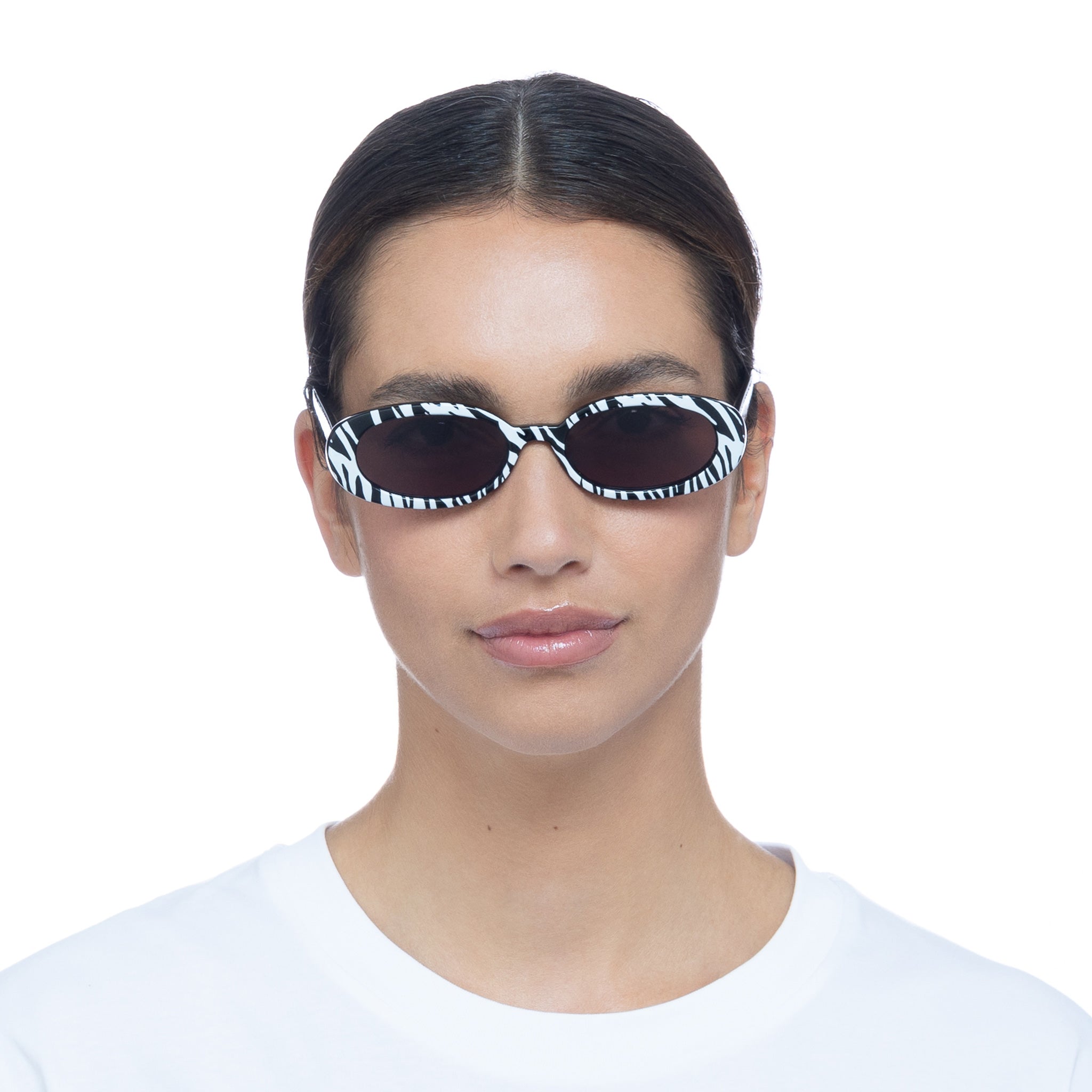 OUTTA LOVE | WHITE TIGER | SMOKEY BROWN MONO | SUNGLASSES