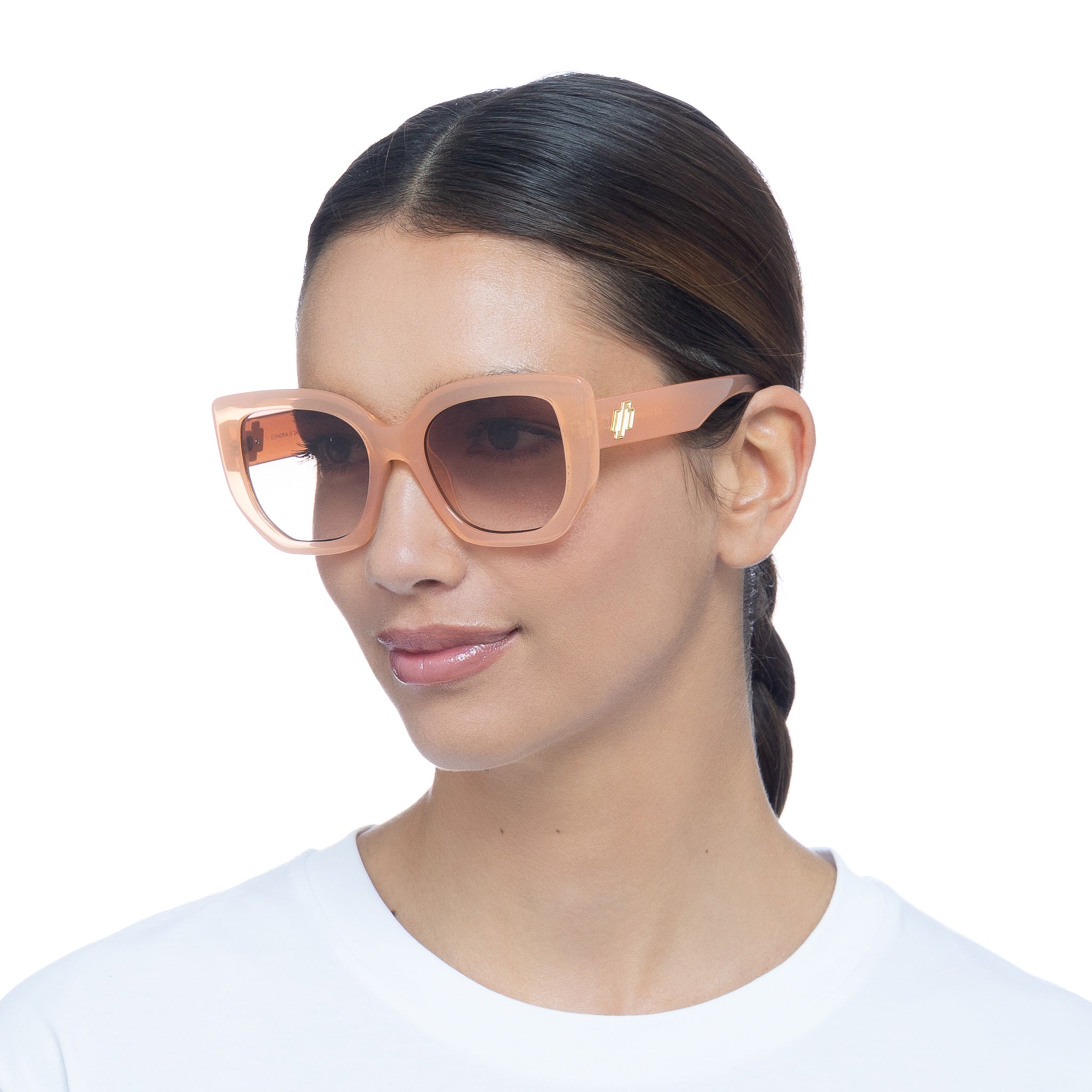 EUPHORIA | MIMOSA PINK | BROWN GRAD | SUNGLASSES