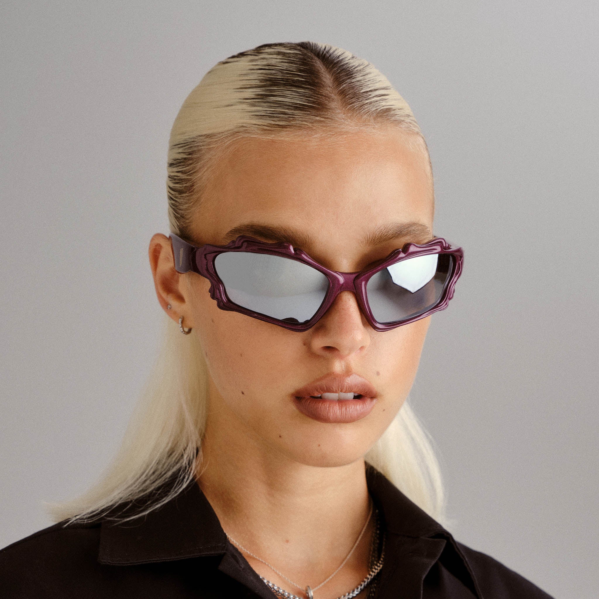 LE SIREN LTD EDT | CYBER GRAPE | SILVER MIRROR | SUNGLASSES