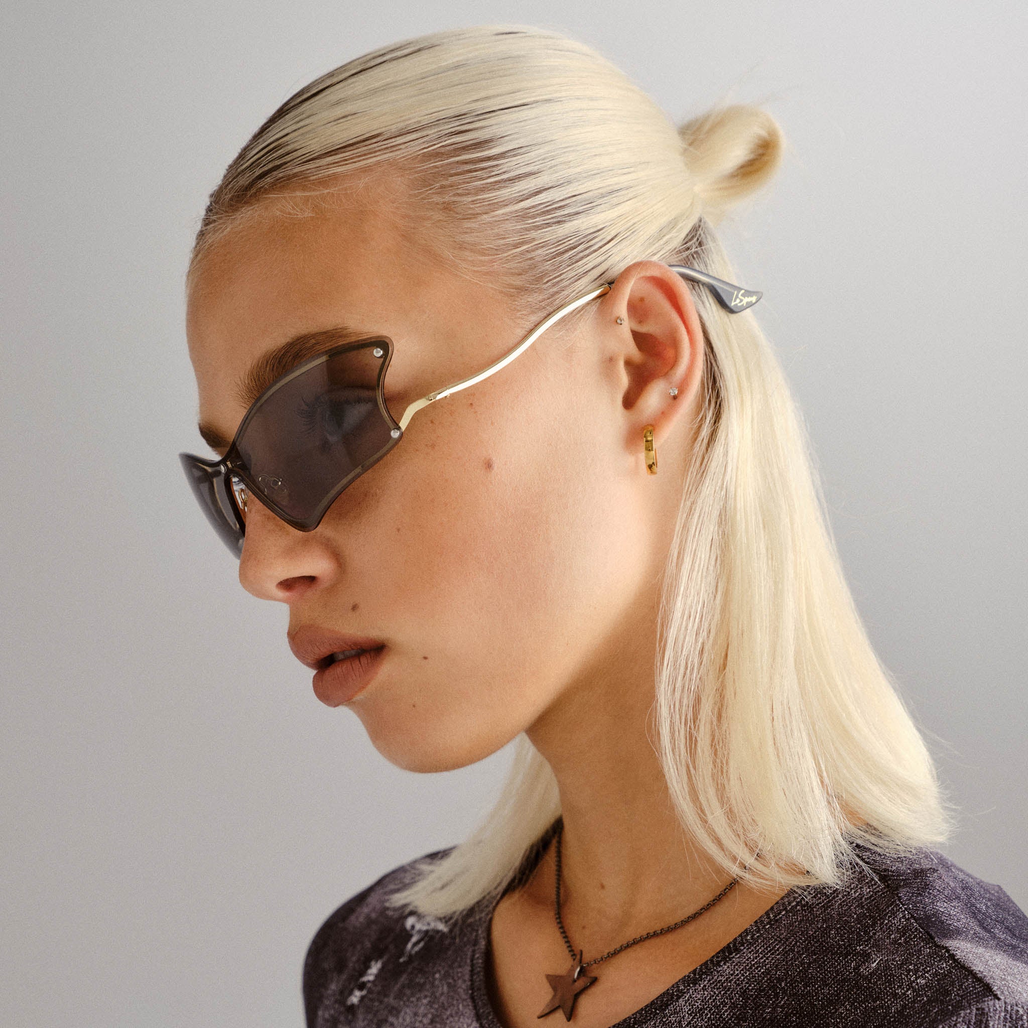 NYMPH | GOLD | SMOKE TINT | SUNGLASSES