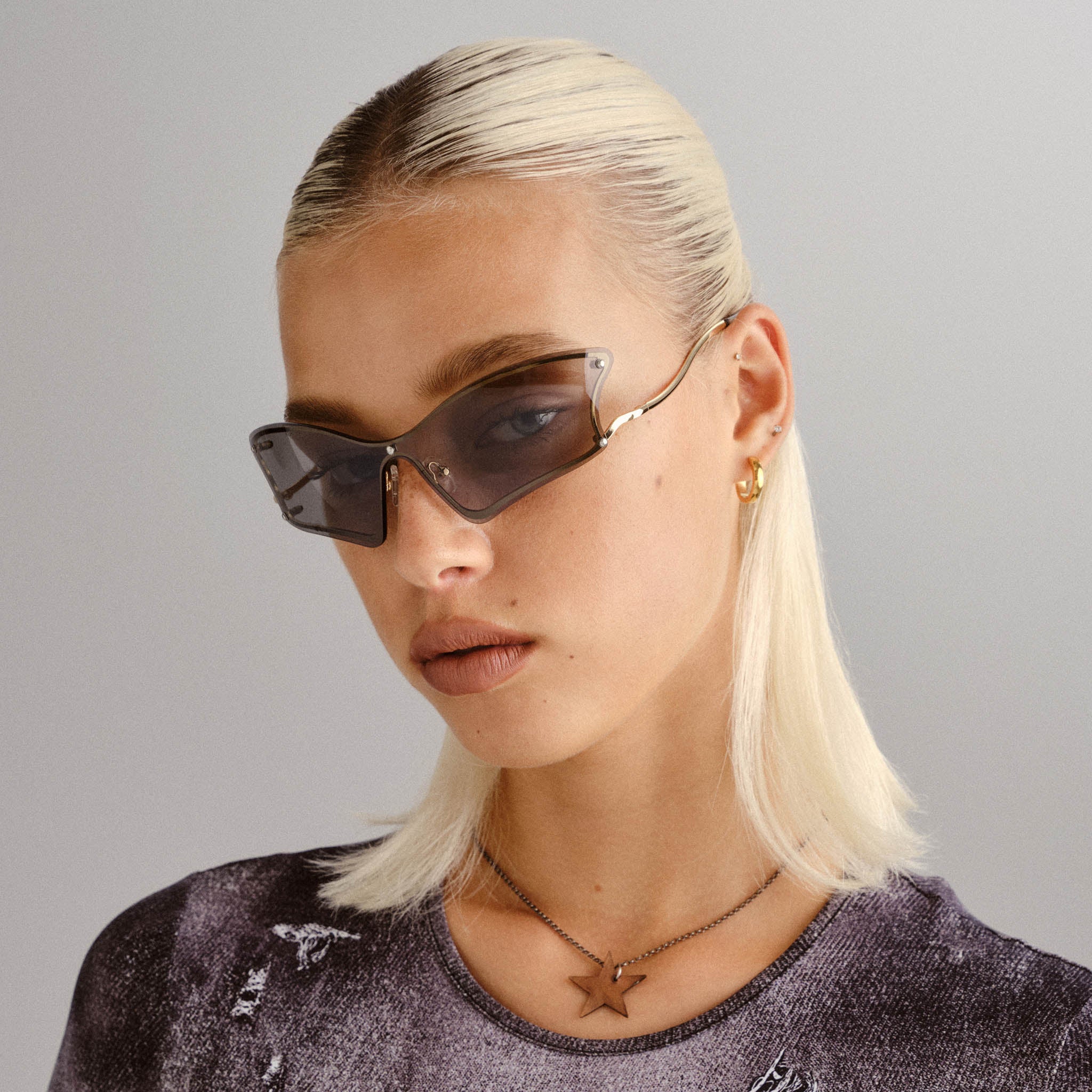 NYMPH | GOLD | SMOKE TINT | SUNGLASSES