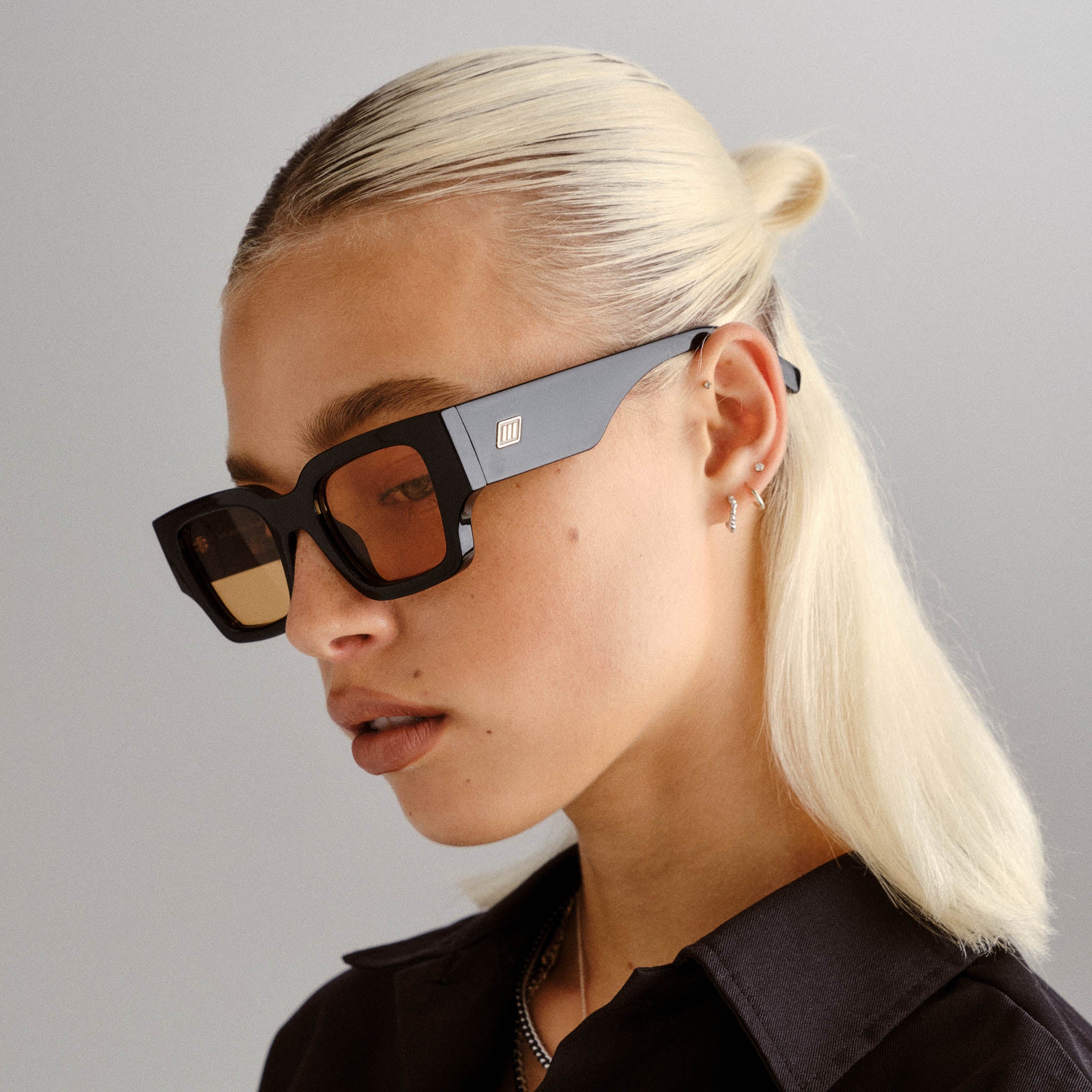 ATLANTIS | BLACK | MUSTARD MONO | SUNGLASSES