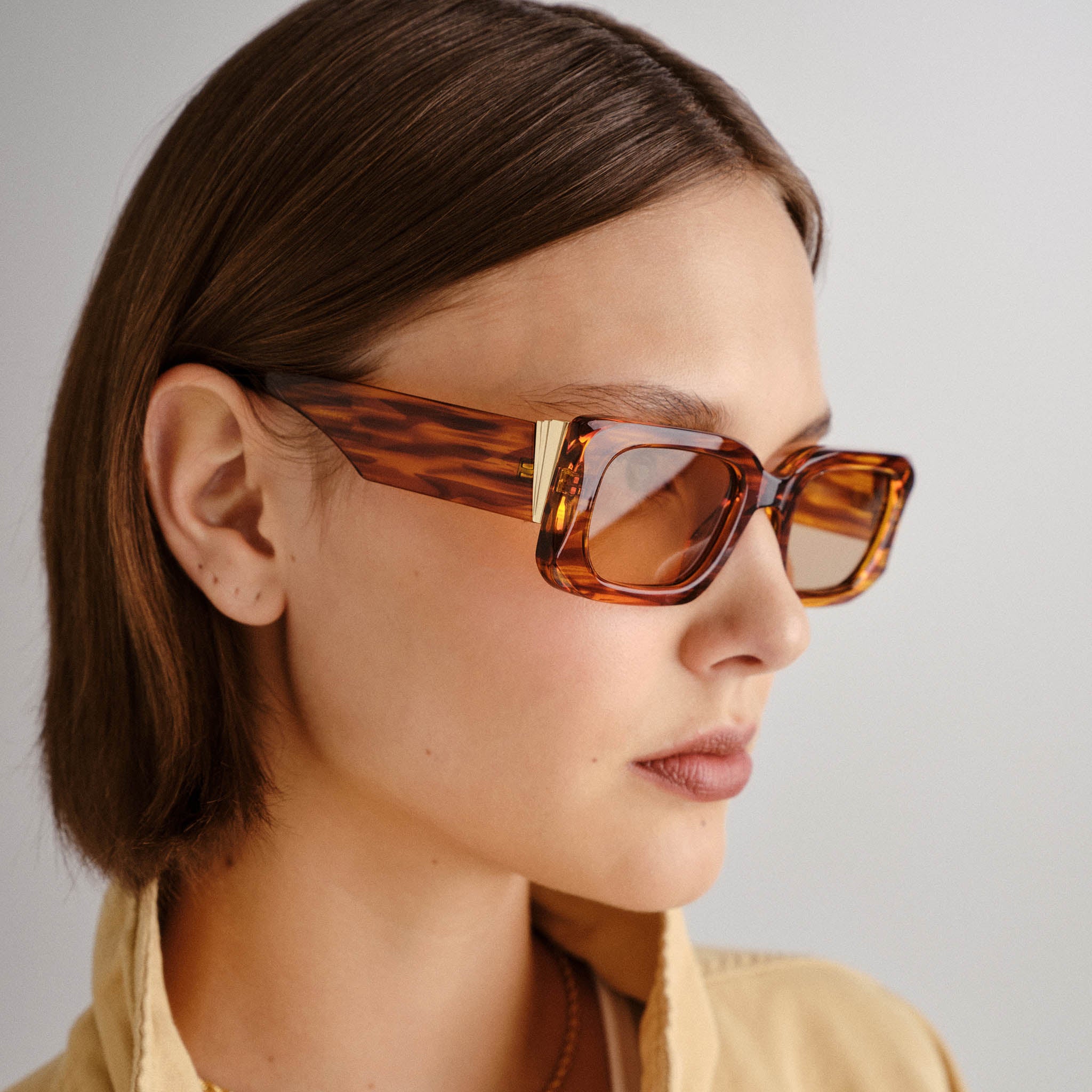 RIPPLED REBEL | WOODSTRIPE | NUTMEG TINT | SUNGLASSES