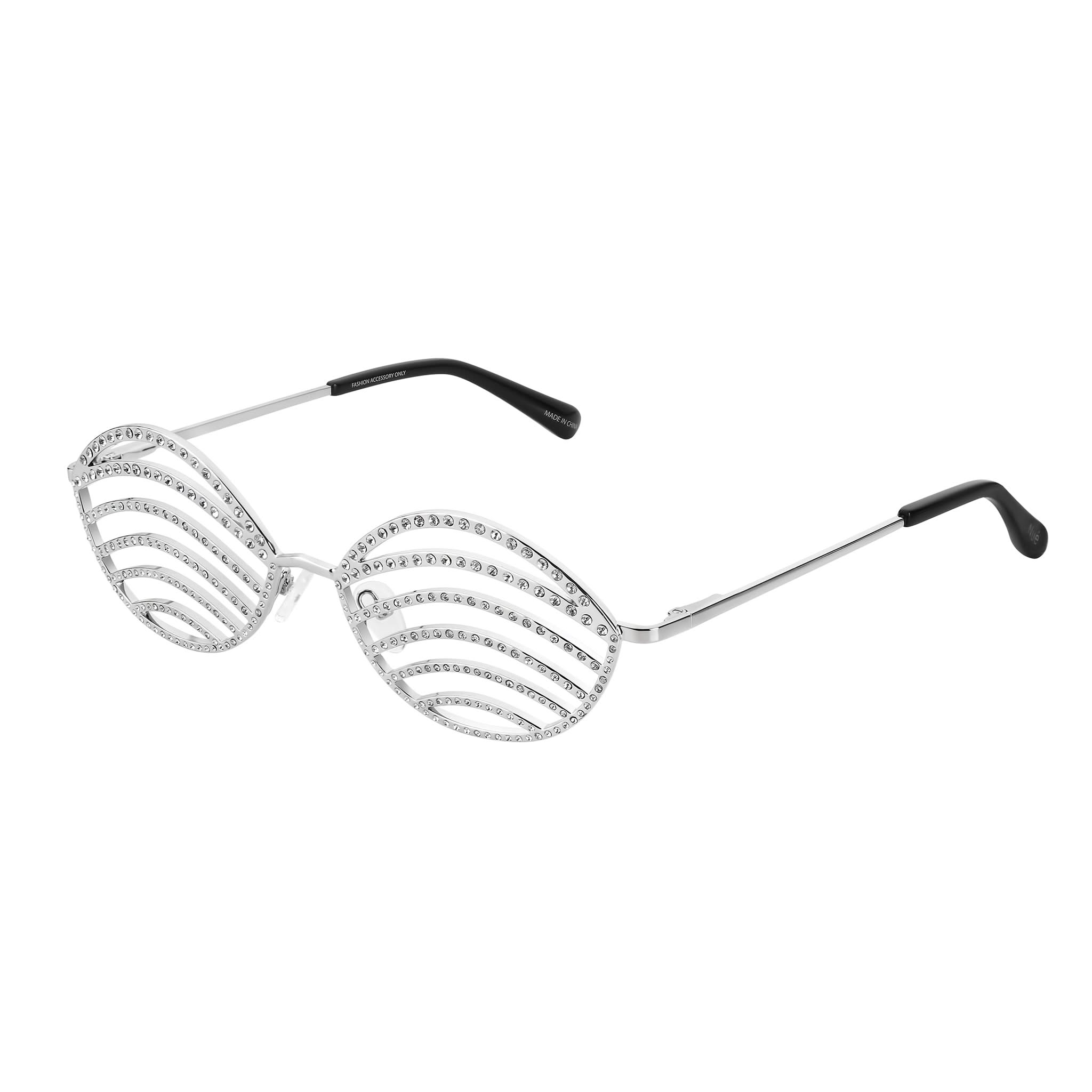 PARTY GODDESS EYEGLASSES - Silver